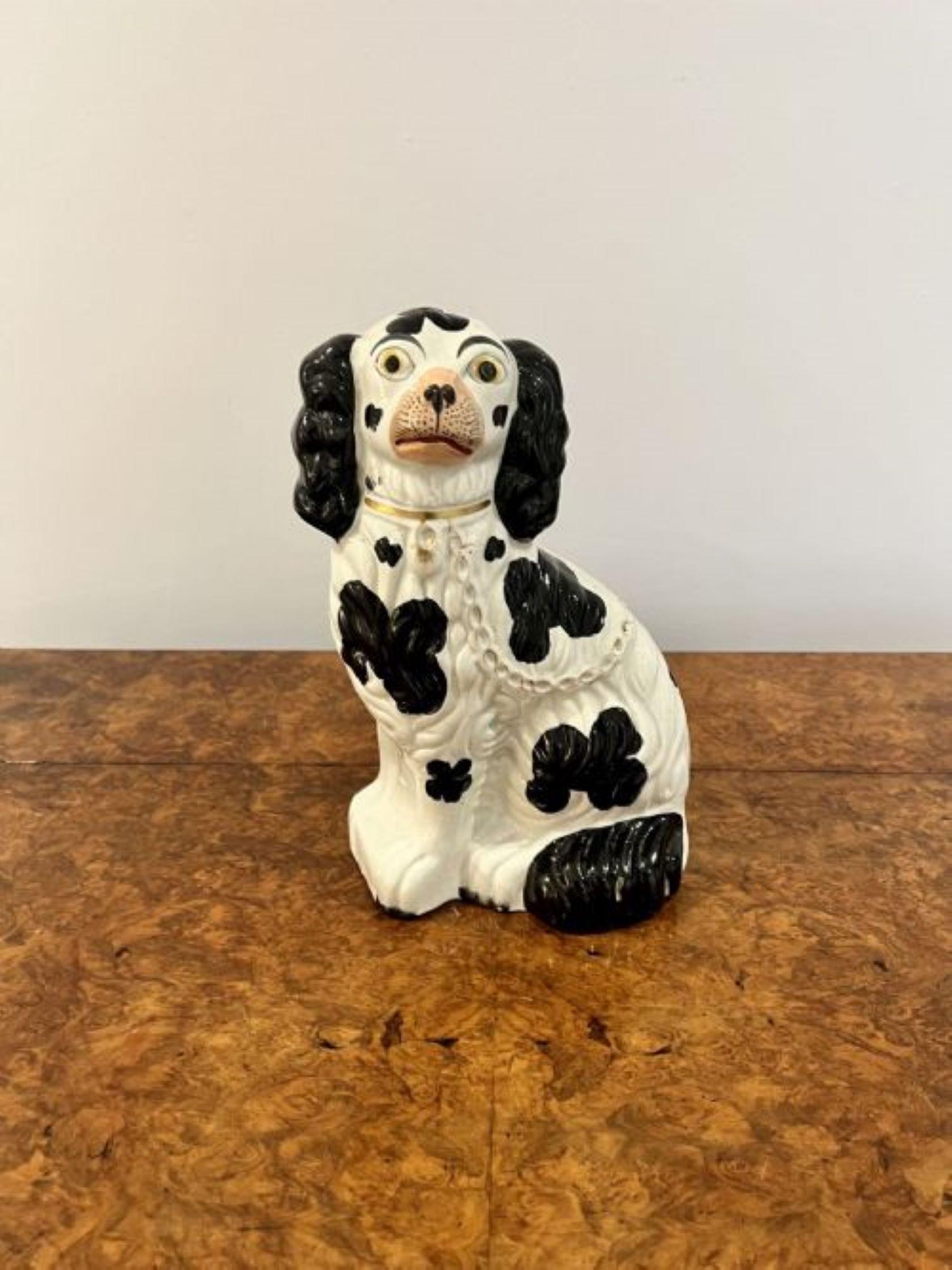 antique staffordshire dog figurines