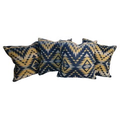 Collection of Four Beacon Indian Camp Blanket Pillows