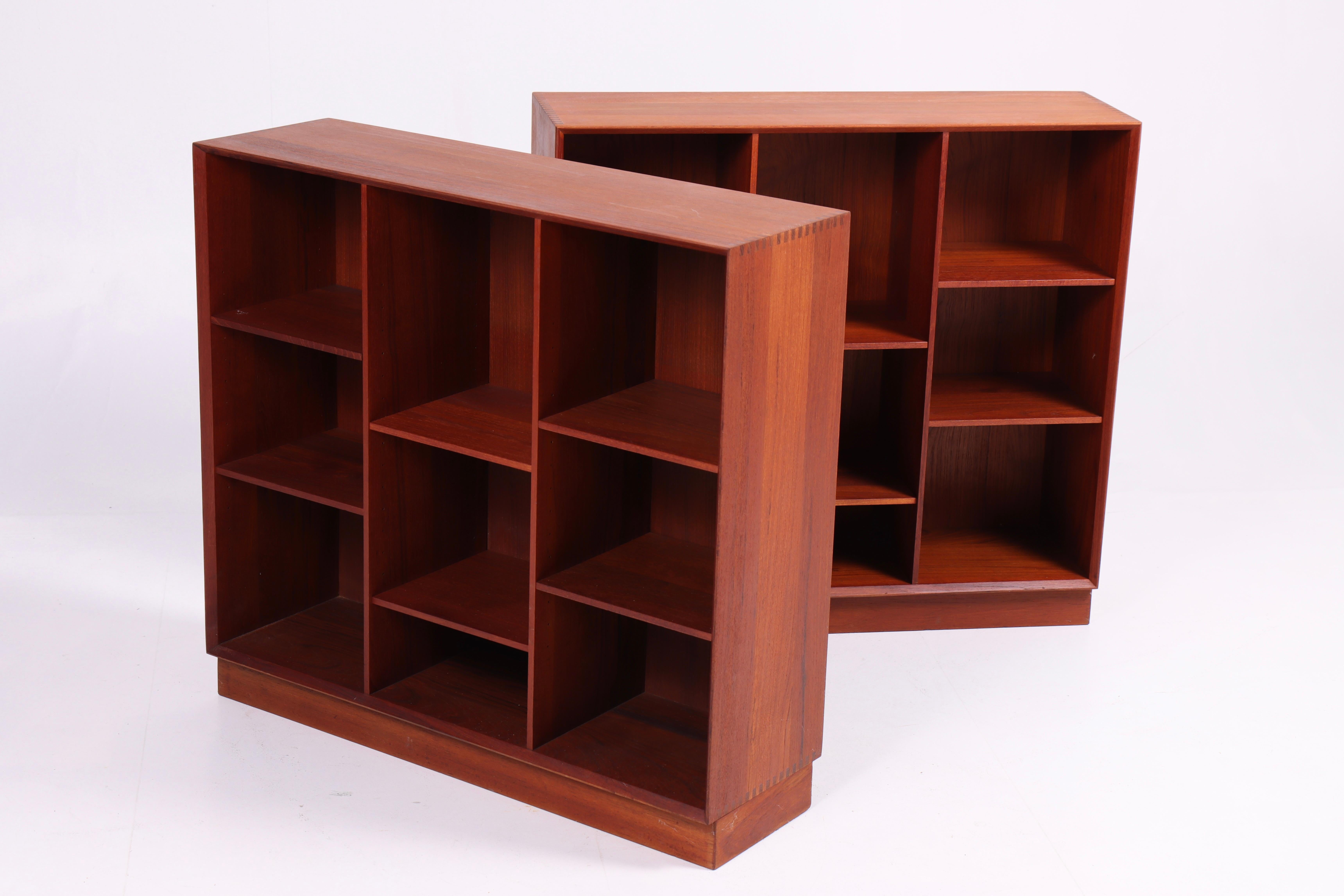 Collection of Four Bookcases in Solid Teak by Hvidt & Mølgaard 1