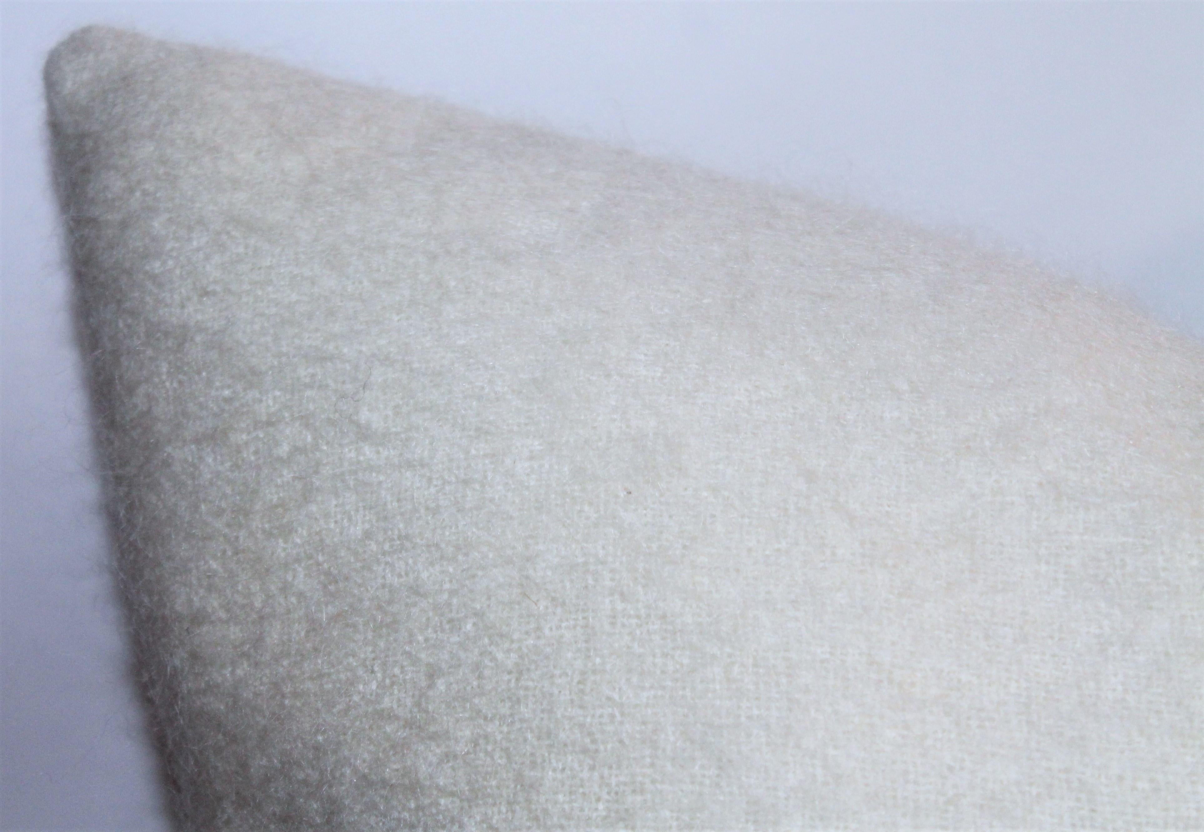 American Collection of Four Cream Mohair Pillows For Sale