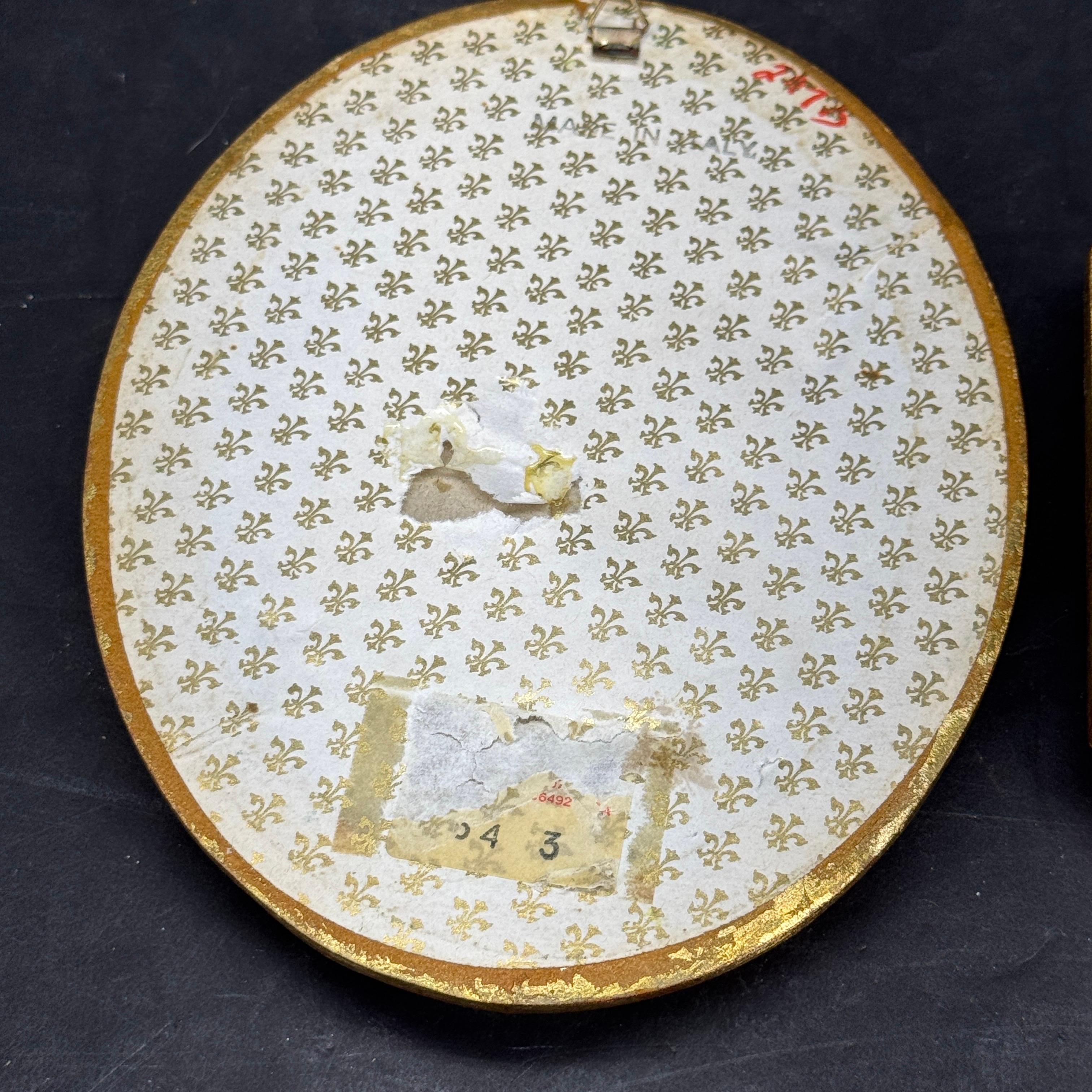 Colección de cuatro espejos dorados florentinos italianos de los años 50 en venta 4