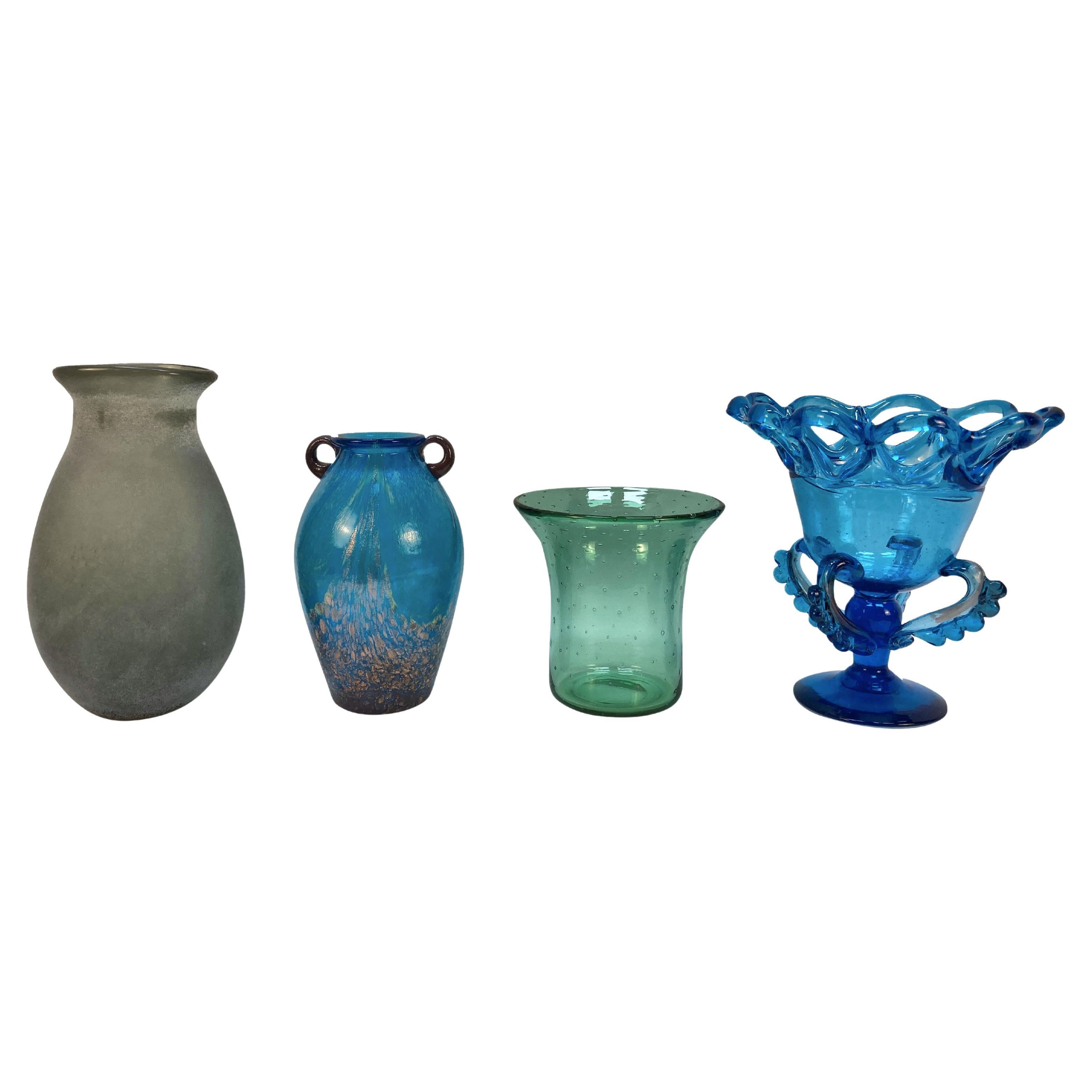 Collectional de quatre vases italiens du milieu du siècle dernier