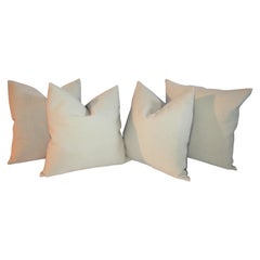 Collection of Four Lambswool Blanket Pillows / 4