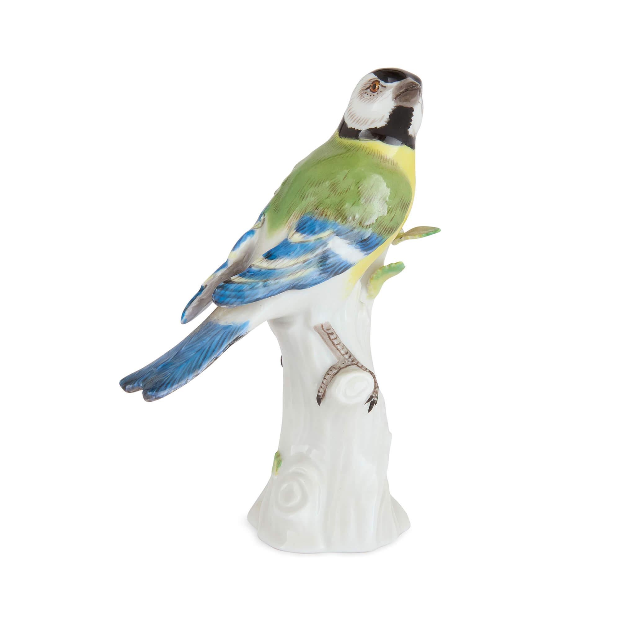 Tedesco Collection'S di quattro modelli di uccelli in Meissen Porcelain in vendita