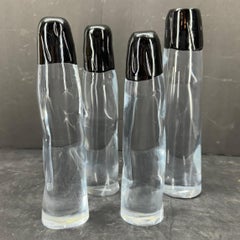 Collection of Four Mid-Century Glass Stick Sculptures