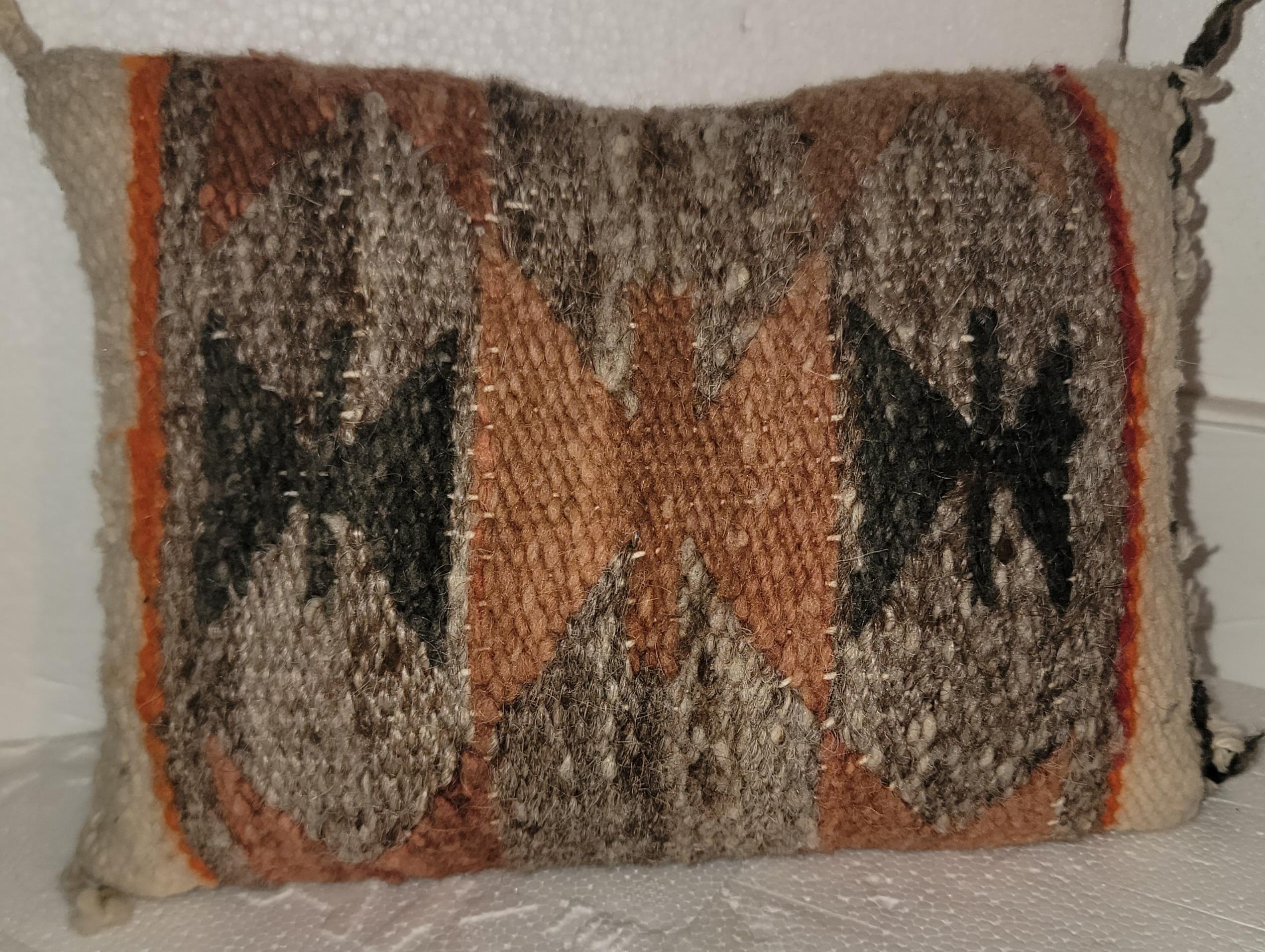 North American Collection of Four Navajo Sampler Pillows For Sale