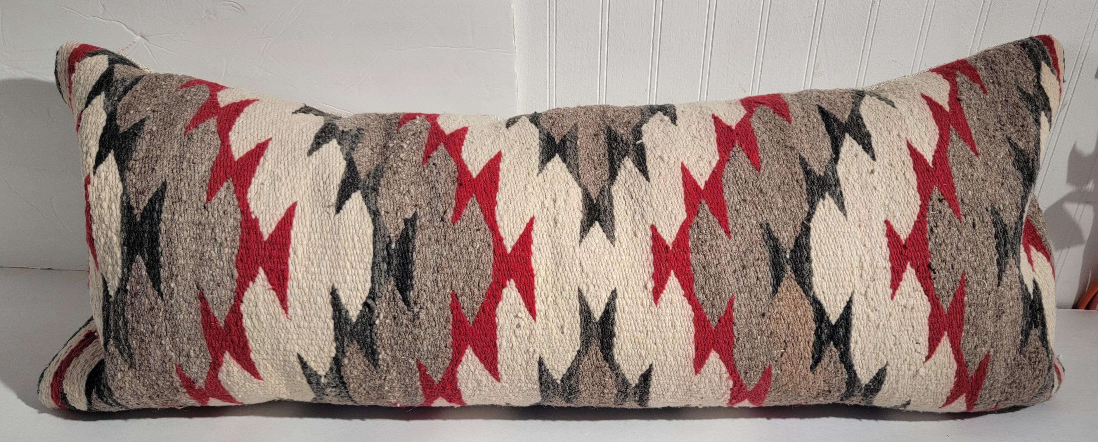 Adirondack Collection of Four Navajo Weaving Bolster Pillows -4  For Sale