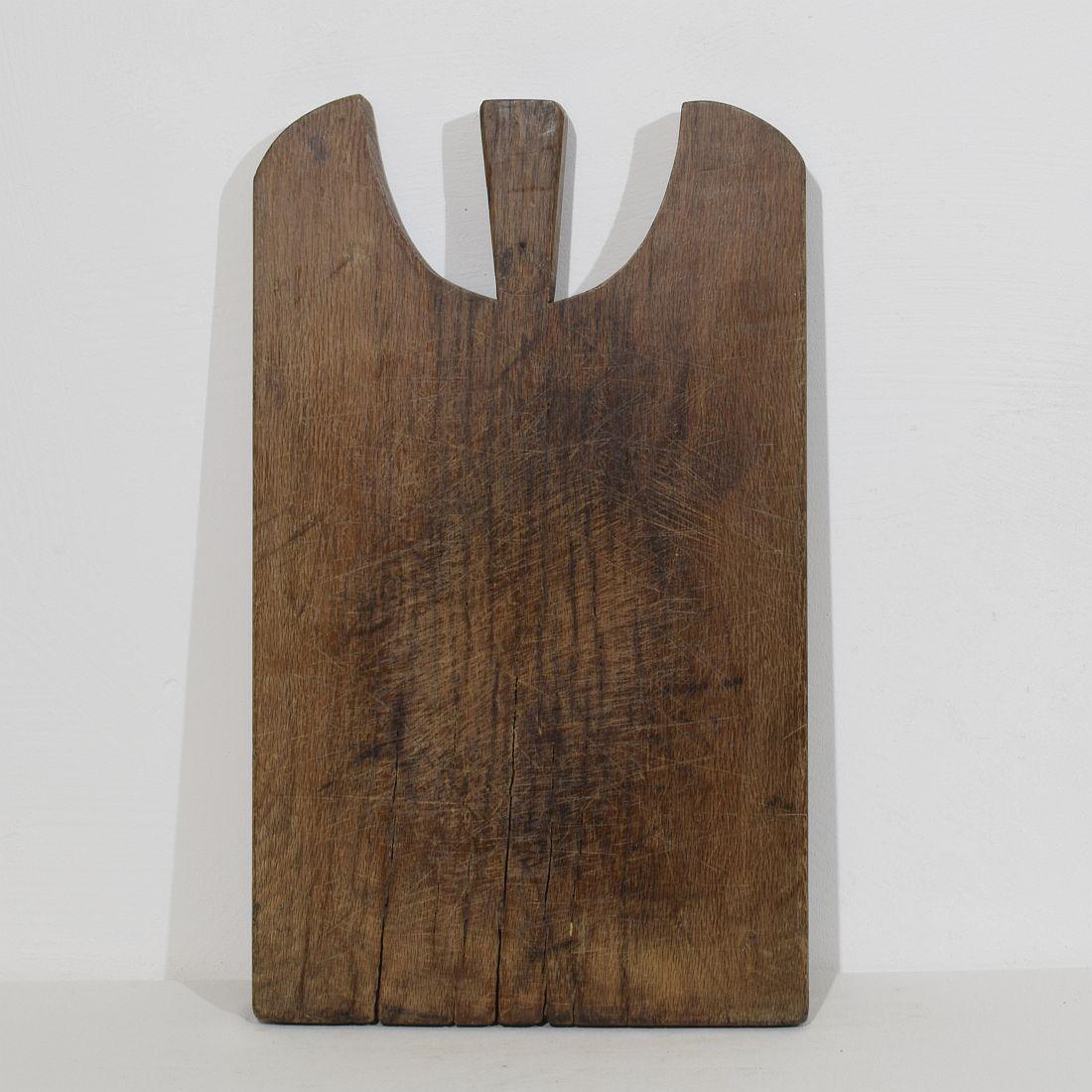 Collection of Four Rare French, 19th Century, Wooden Chopping or Cutting Boards In Good Condition In Buisson, FR