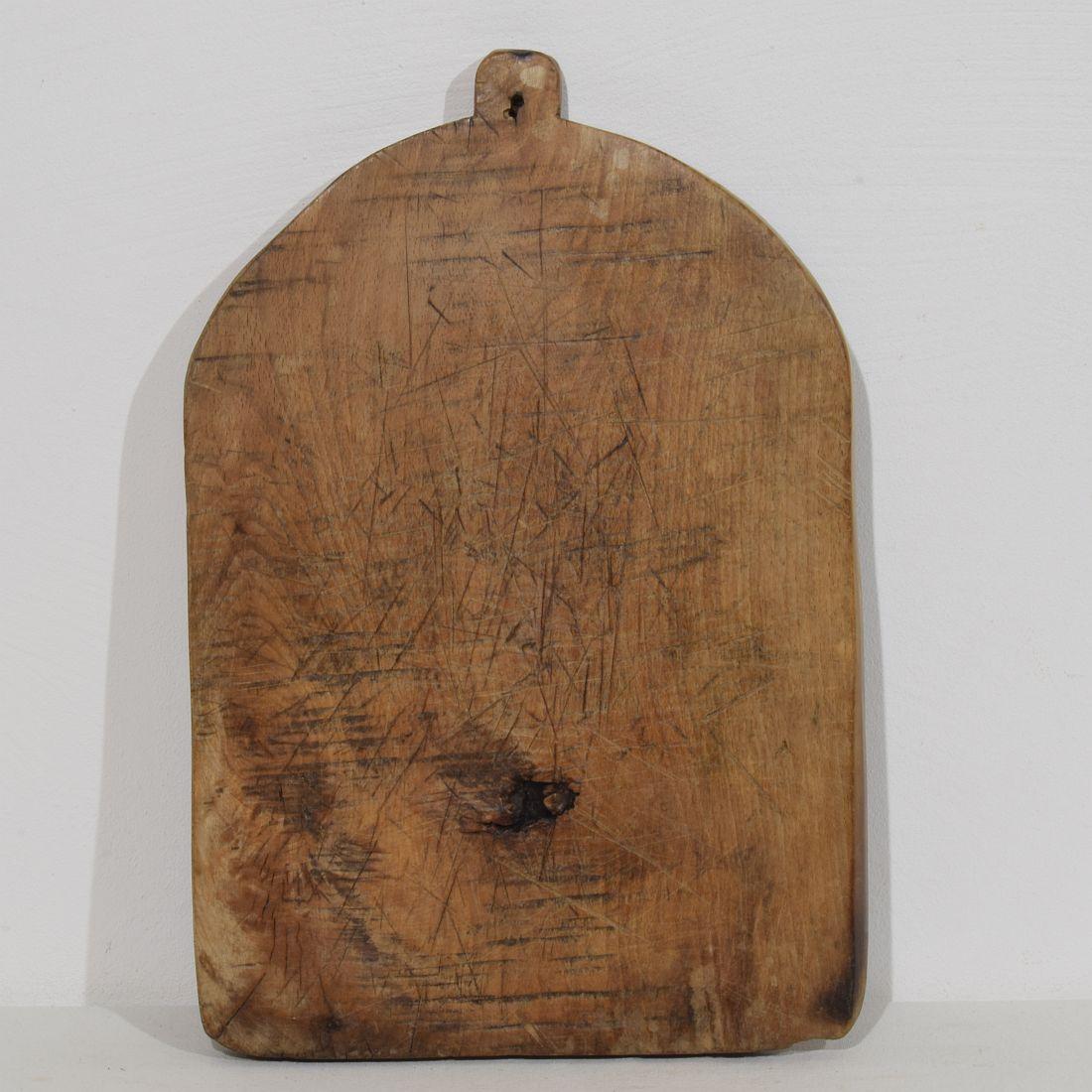 Collection of Four Rare French, 19th Century, Wooden Chopping or Cutting Boards 4