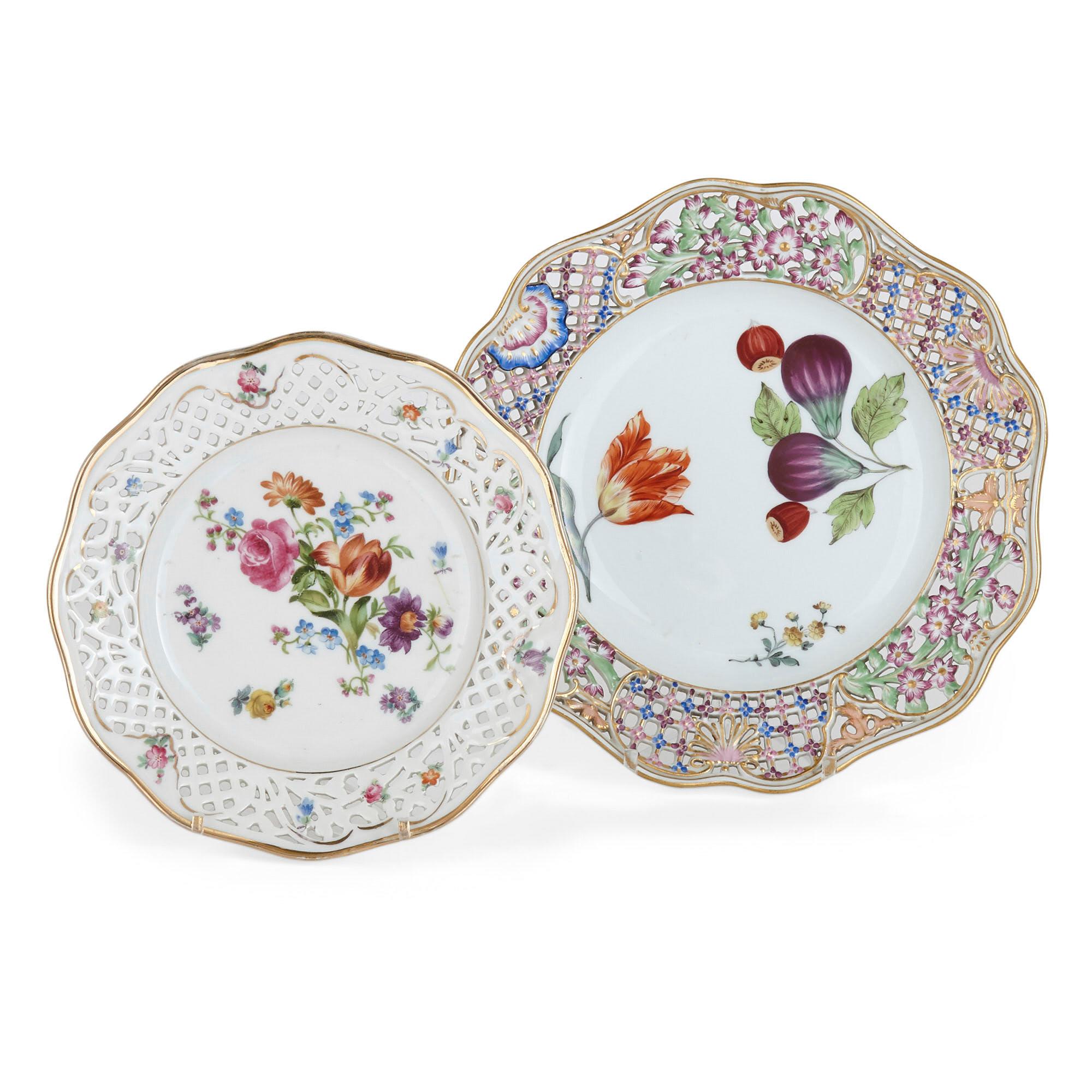 Colección de Catorce Platos de Porcelana de Varios Fabricantes Alemanes en Bueno estado para la venta en London, GB