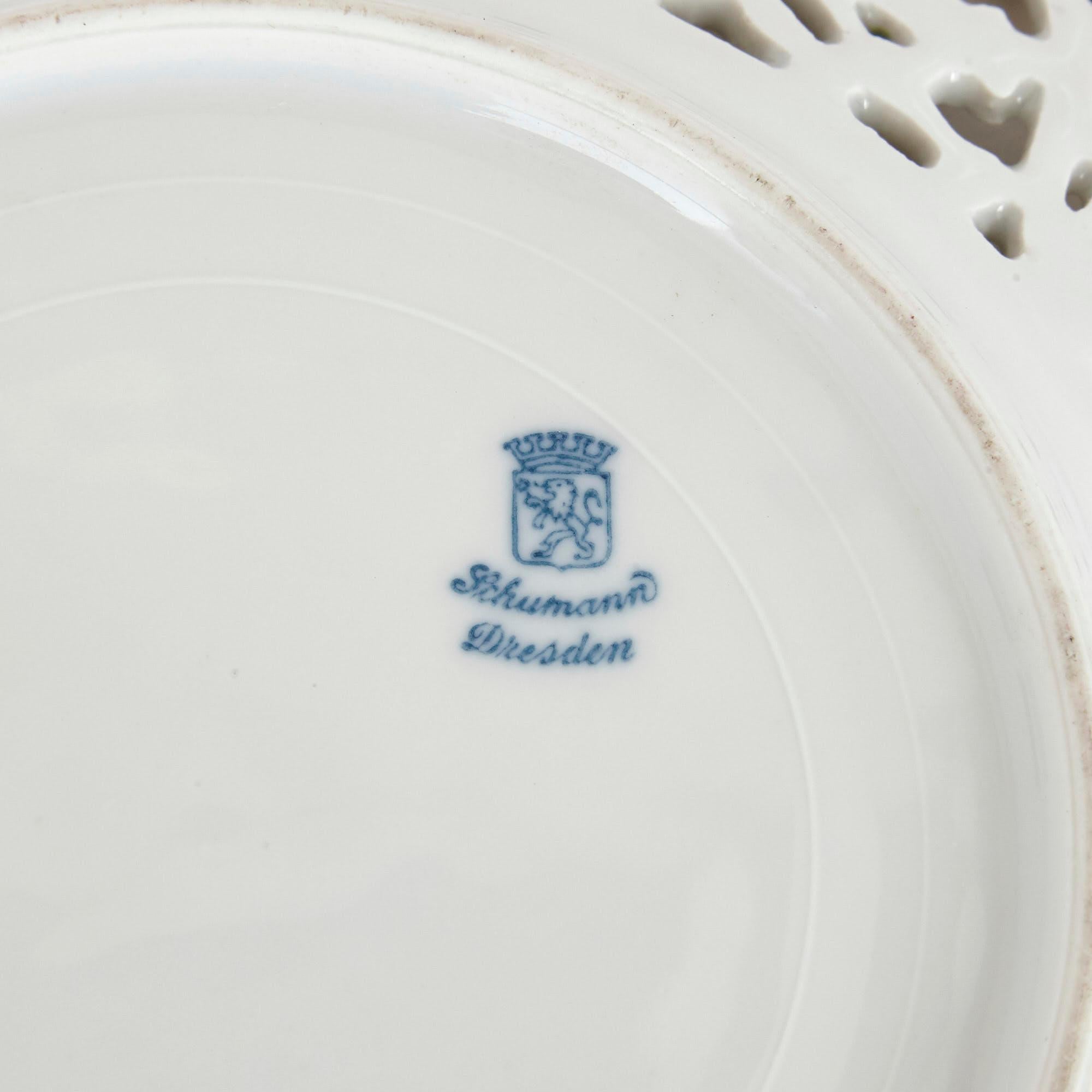 Collection of Fourteen Porcelain Plates by Various German Makers For Sale 1