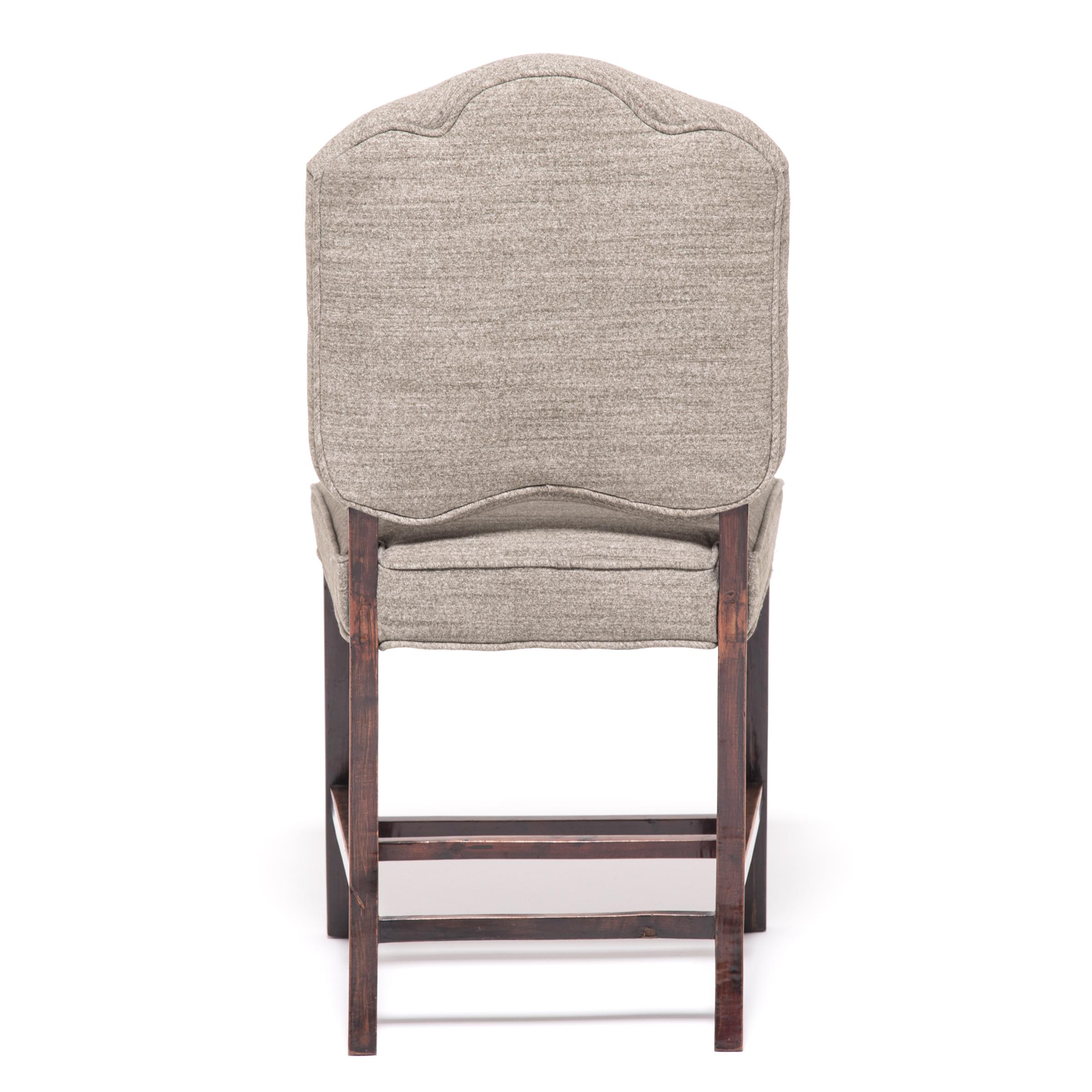 Collection of Fourteen Shanghai Deco Rosewood Dining Chairs 4