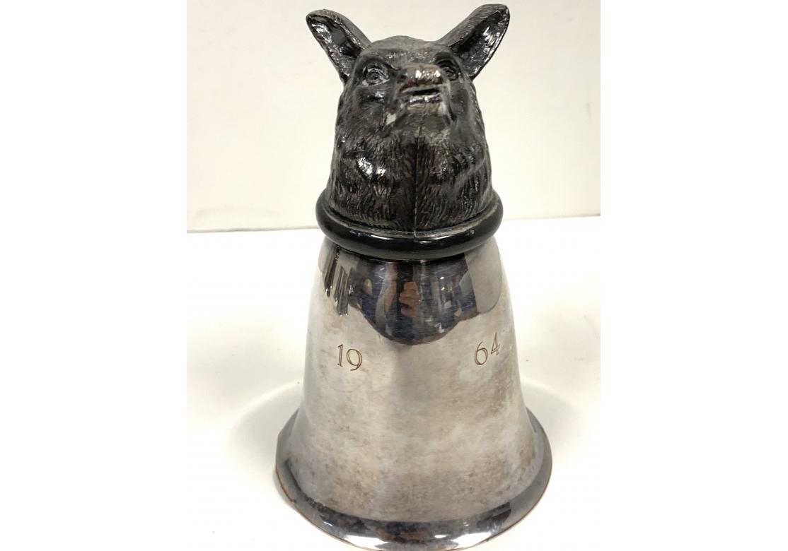 Collection Of Fox Head Stirrup Trophy Cups  7