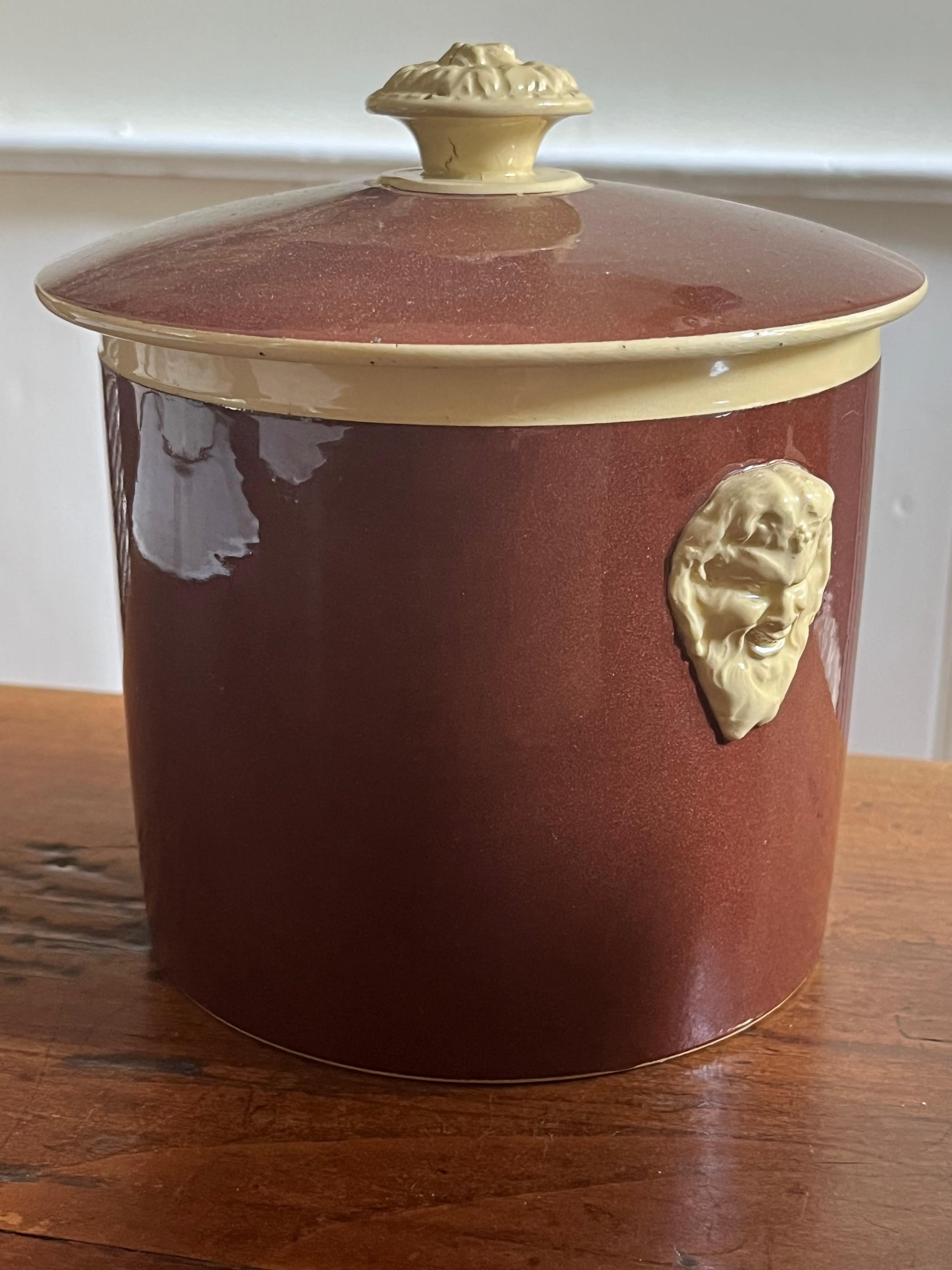 Collection of French Pate Jars, Sarreguemines In Good Condition In Doylestown, PA