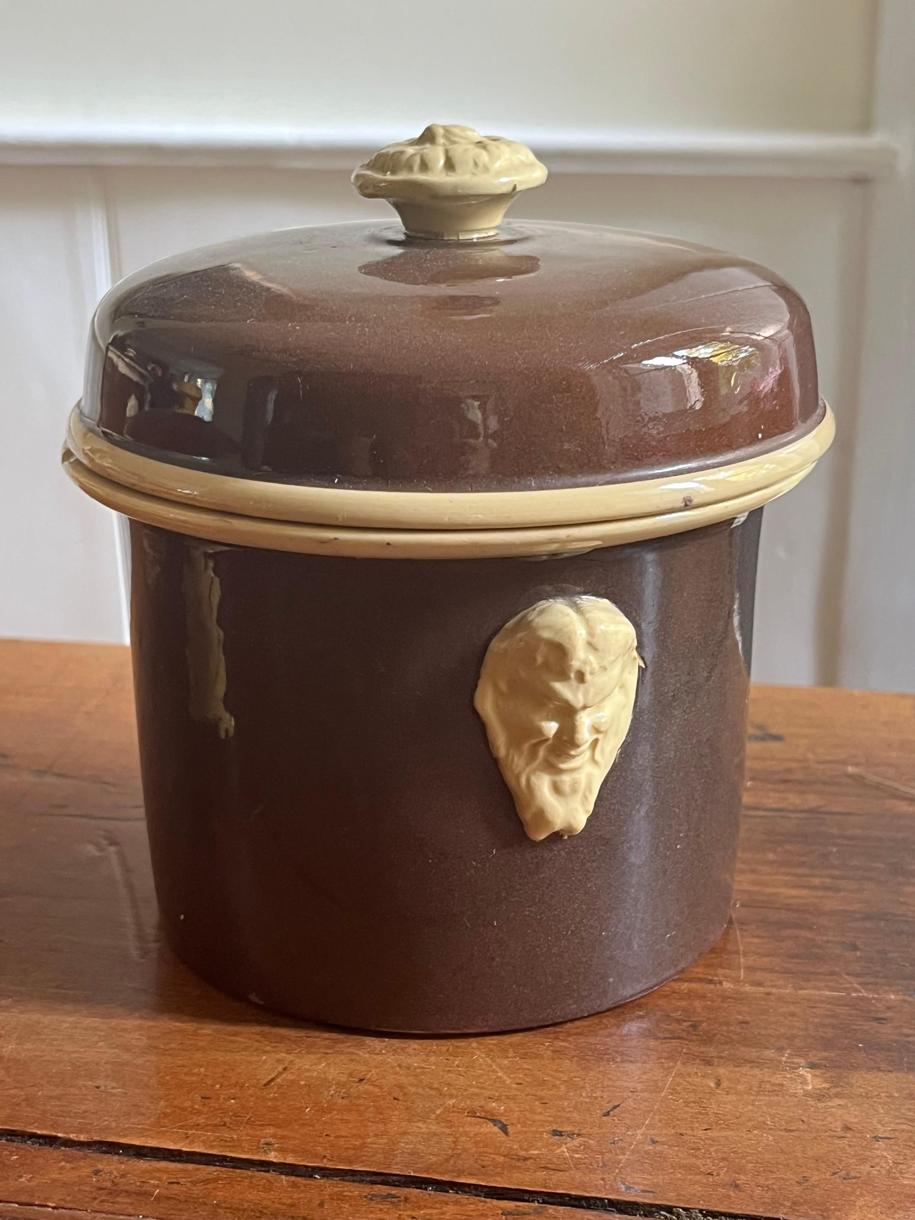 20th Century Collection of French Pate Jars, Sarreguemines