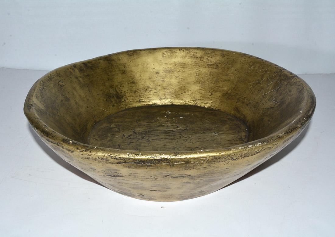 Wood Collection of Gold Giltwood Serving Bowls