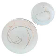 Collection of "Grass" Dinnerware by Russel Wright for Knowles - 32 Pieces