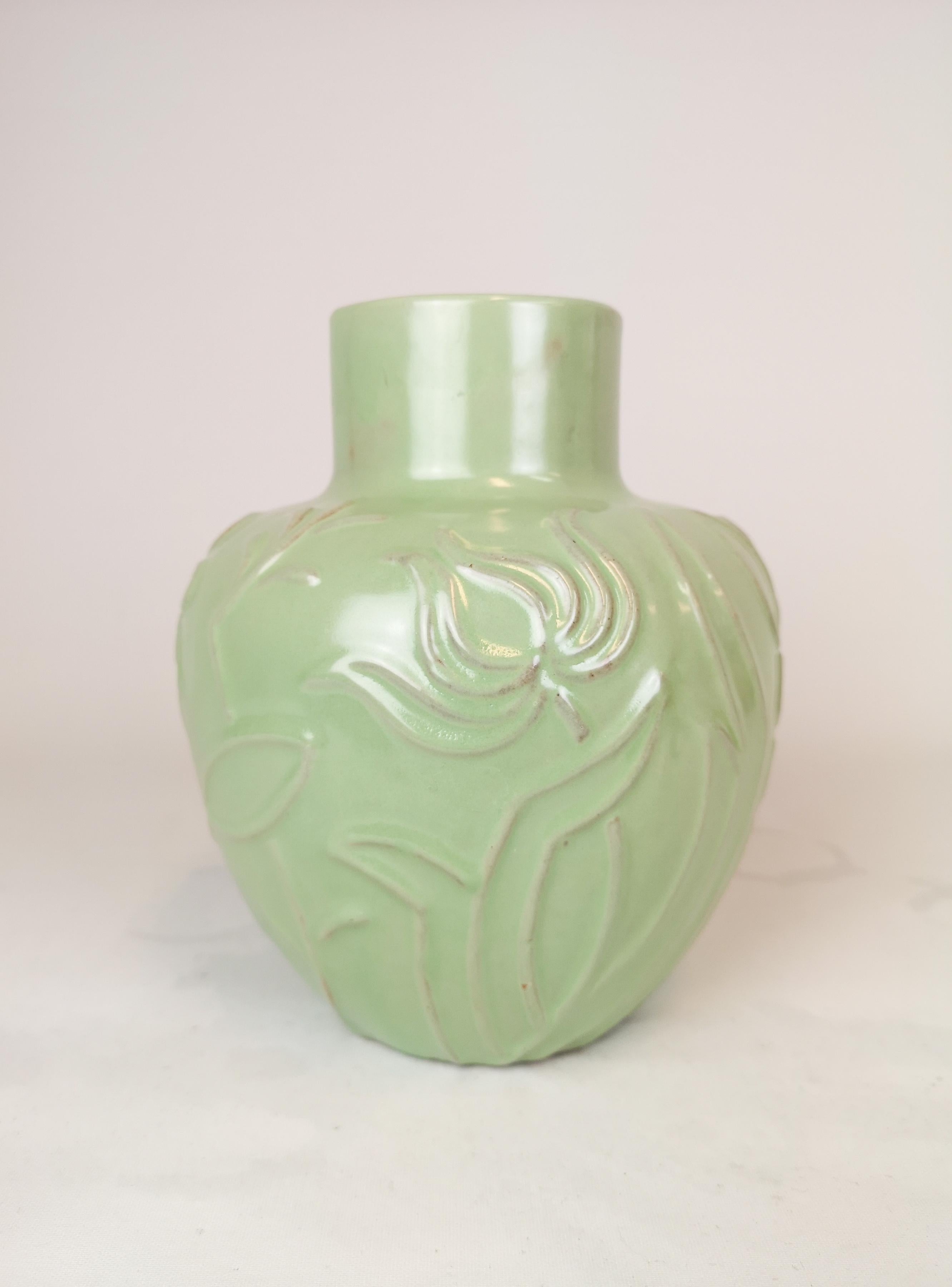 Collection of Green Art Deco Pieces Made in Sweden, 1930s-1940s 1