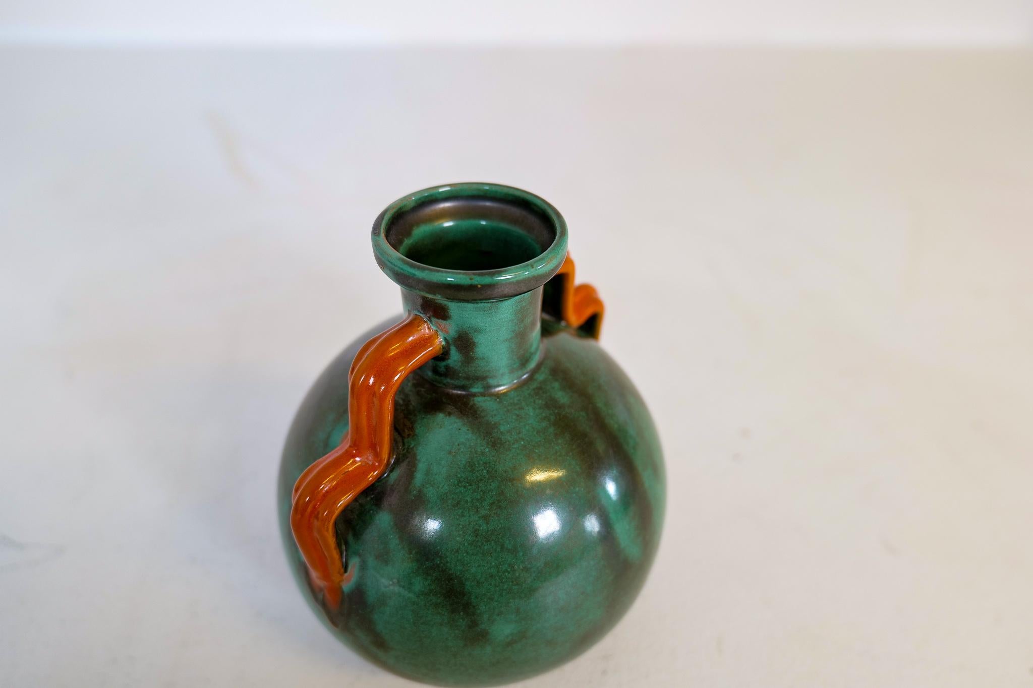 Collection of Green Art Deco Pieces Made in Sweden, 1930s-1940s For Sale 6