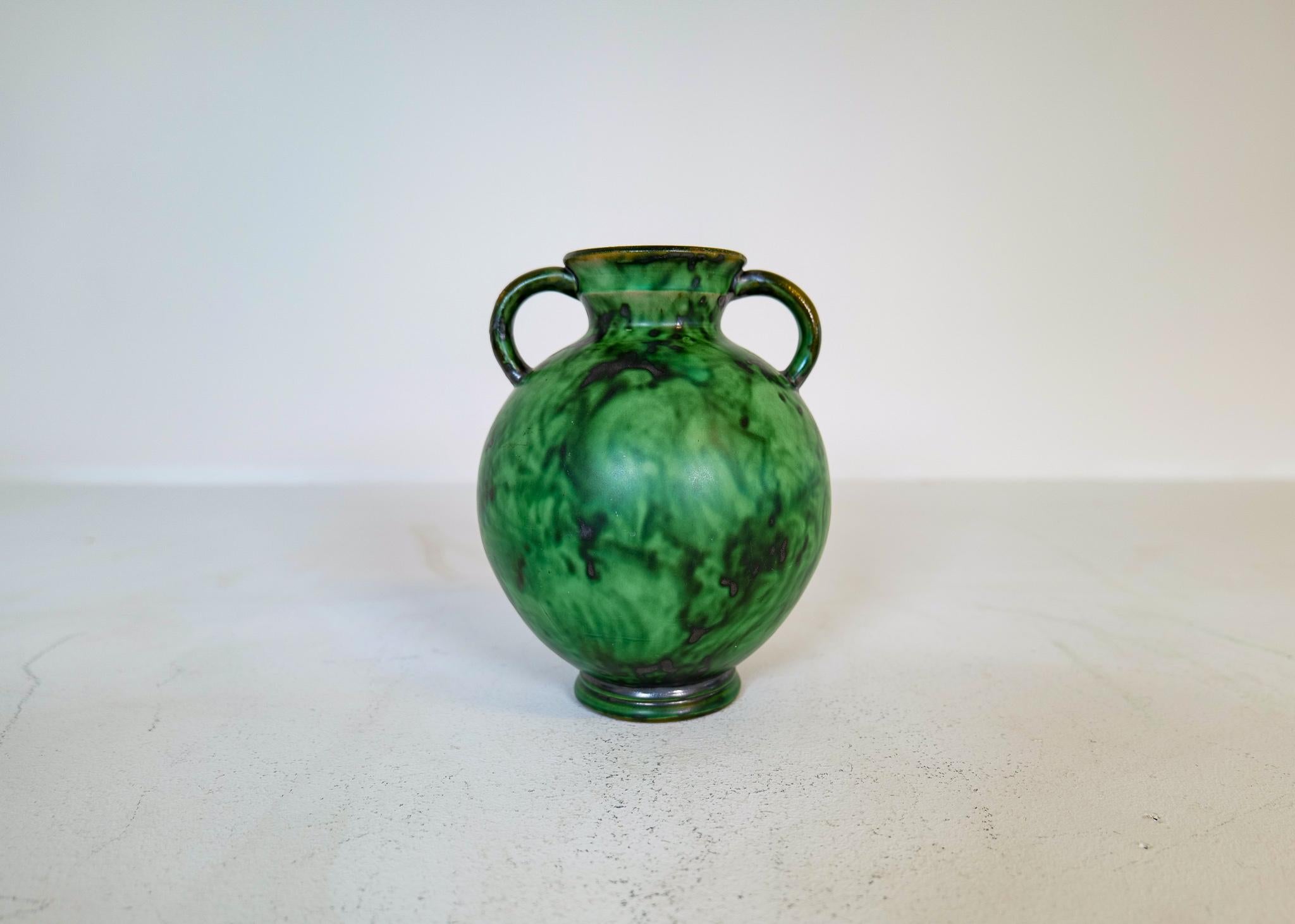 Collection of Green Art Deco Pieces Made in Sweden, 1930s-1940s For Sale 7