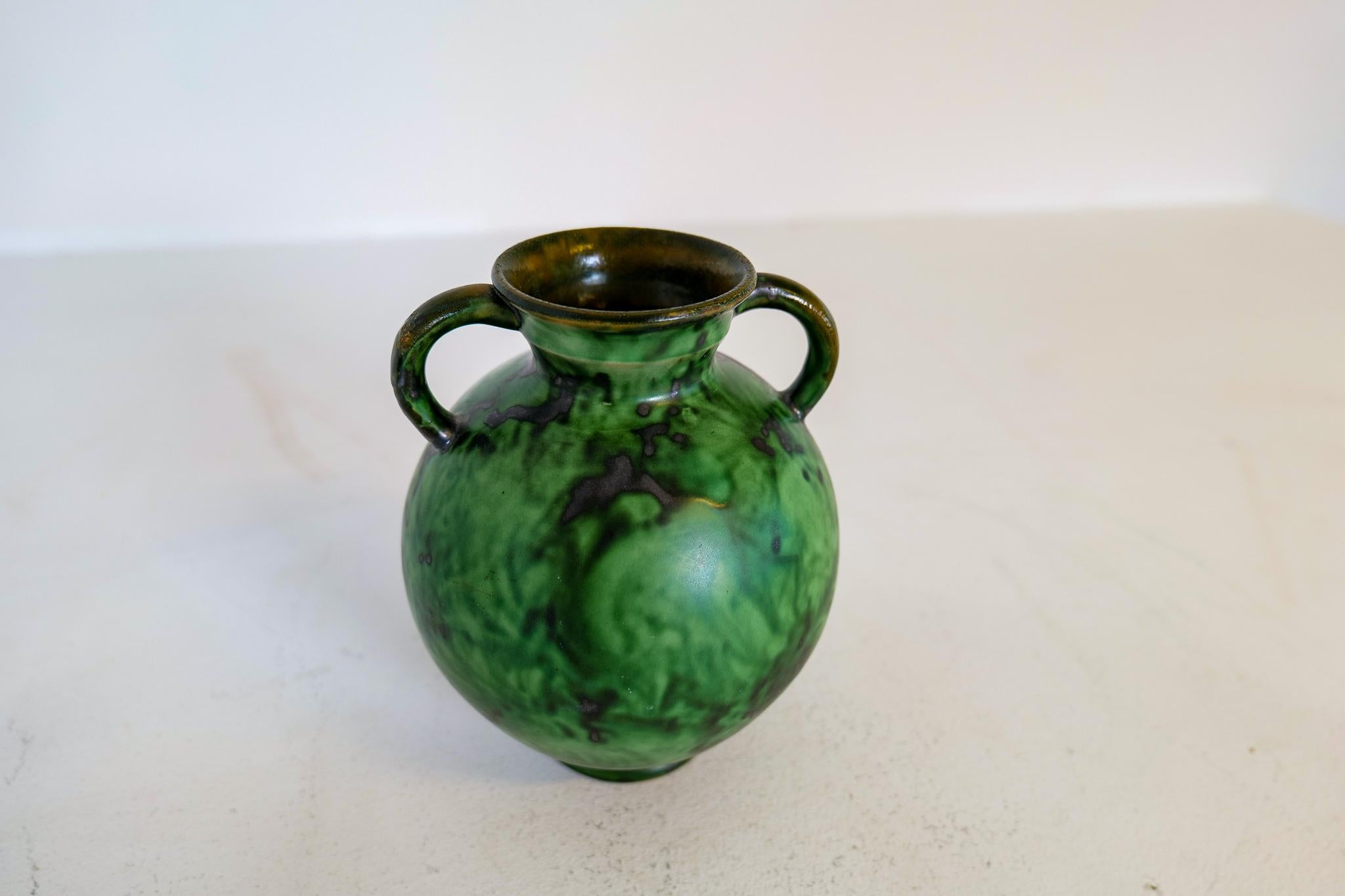 Collection of Green Art Deco Pieces Made in Sweden, 1930s-1940s For Sale 8