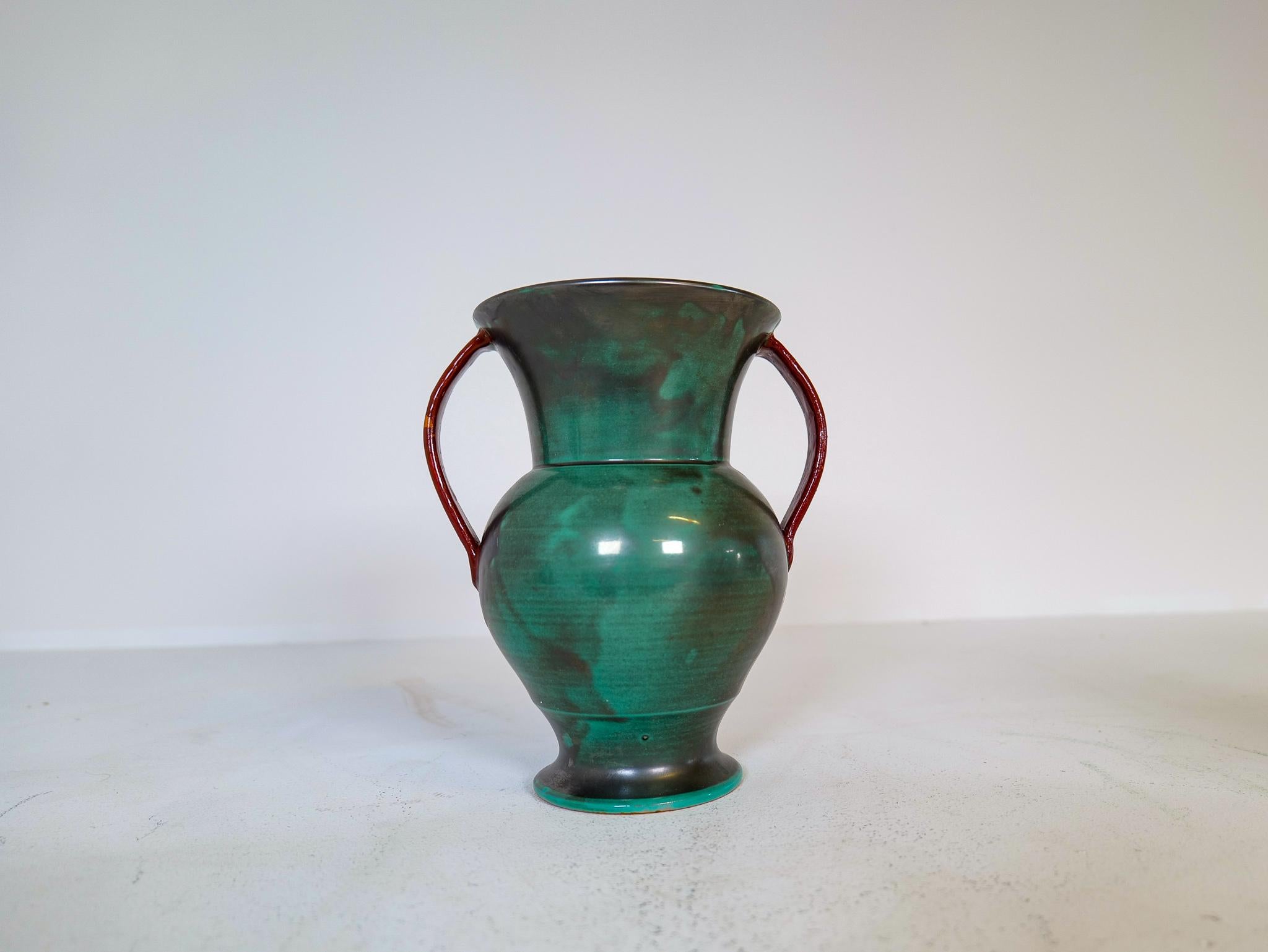 Collection of Green Art Deco Pieces Made in Sweden, 1930s-1940s For Sale 11
