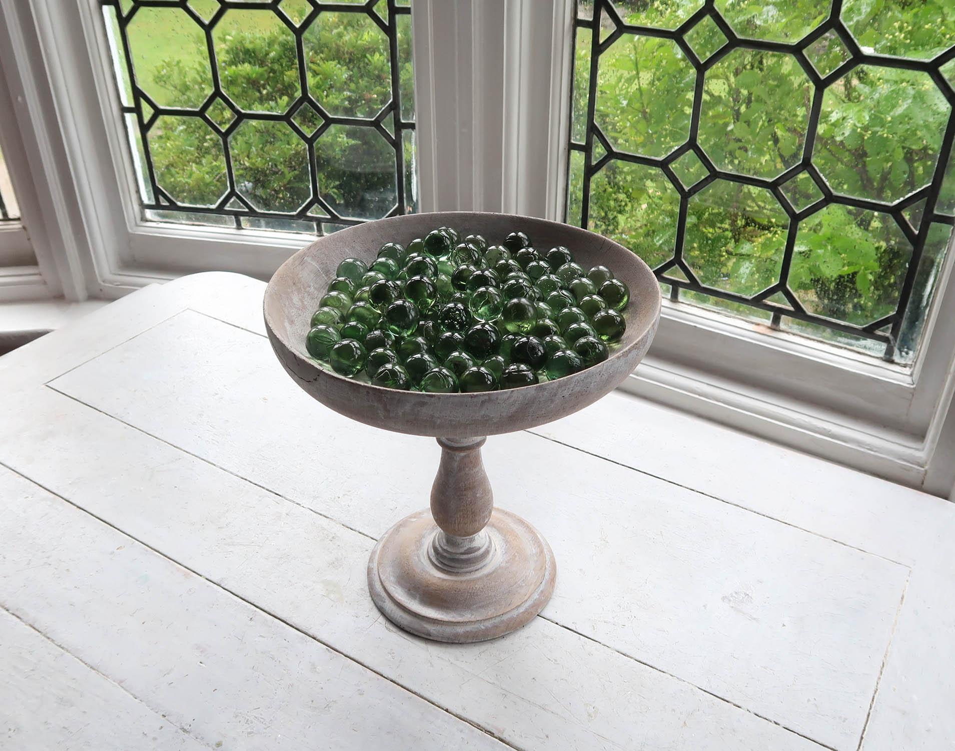 Verre Collection de marbres de verre verts. Anglais, 19e siècle en vente