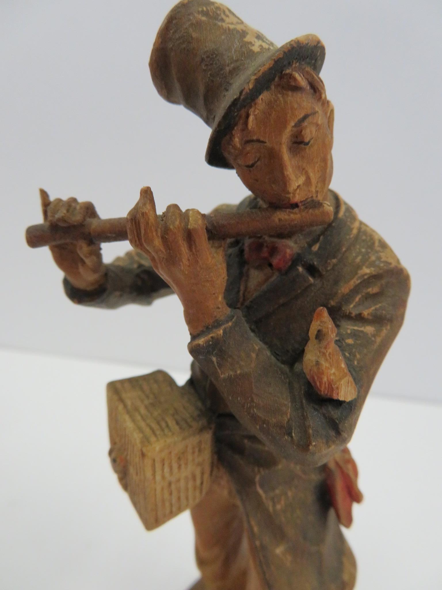 Hand-Carved Collection of Hand Carved Anri & Black Forest Folk Art Figures