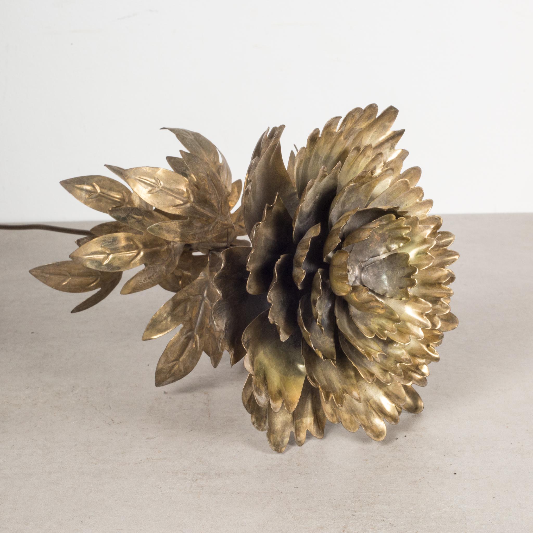 Hand-Crafted Collection of Hand Cut Metal Flower Sculpture