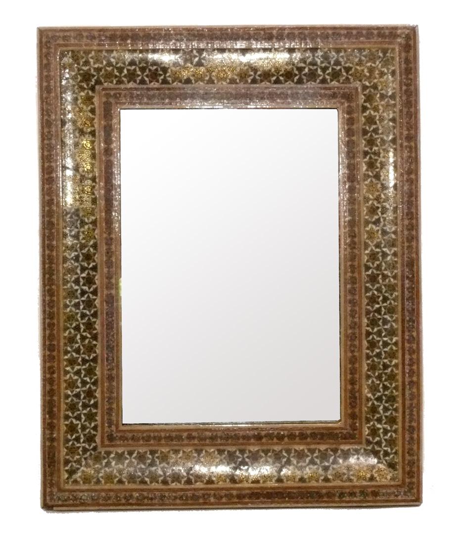 Collection of Hand Inlaid Moroccan Mirrors - Set of Nine For Sale 3
