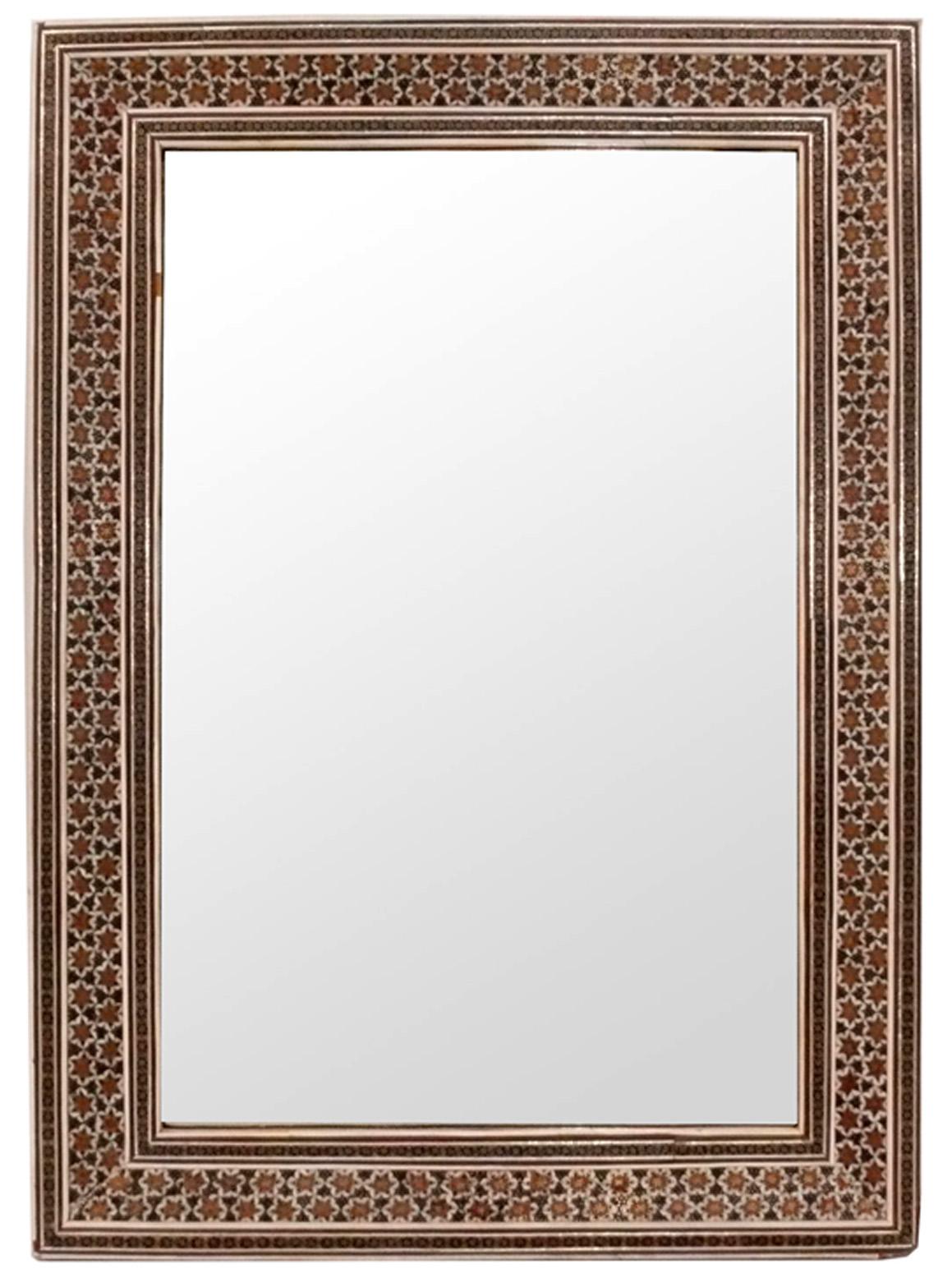 Collection of Hand Inlaid Moroccan Mirrors - Set of Nine For Sale 5