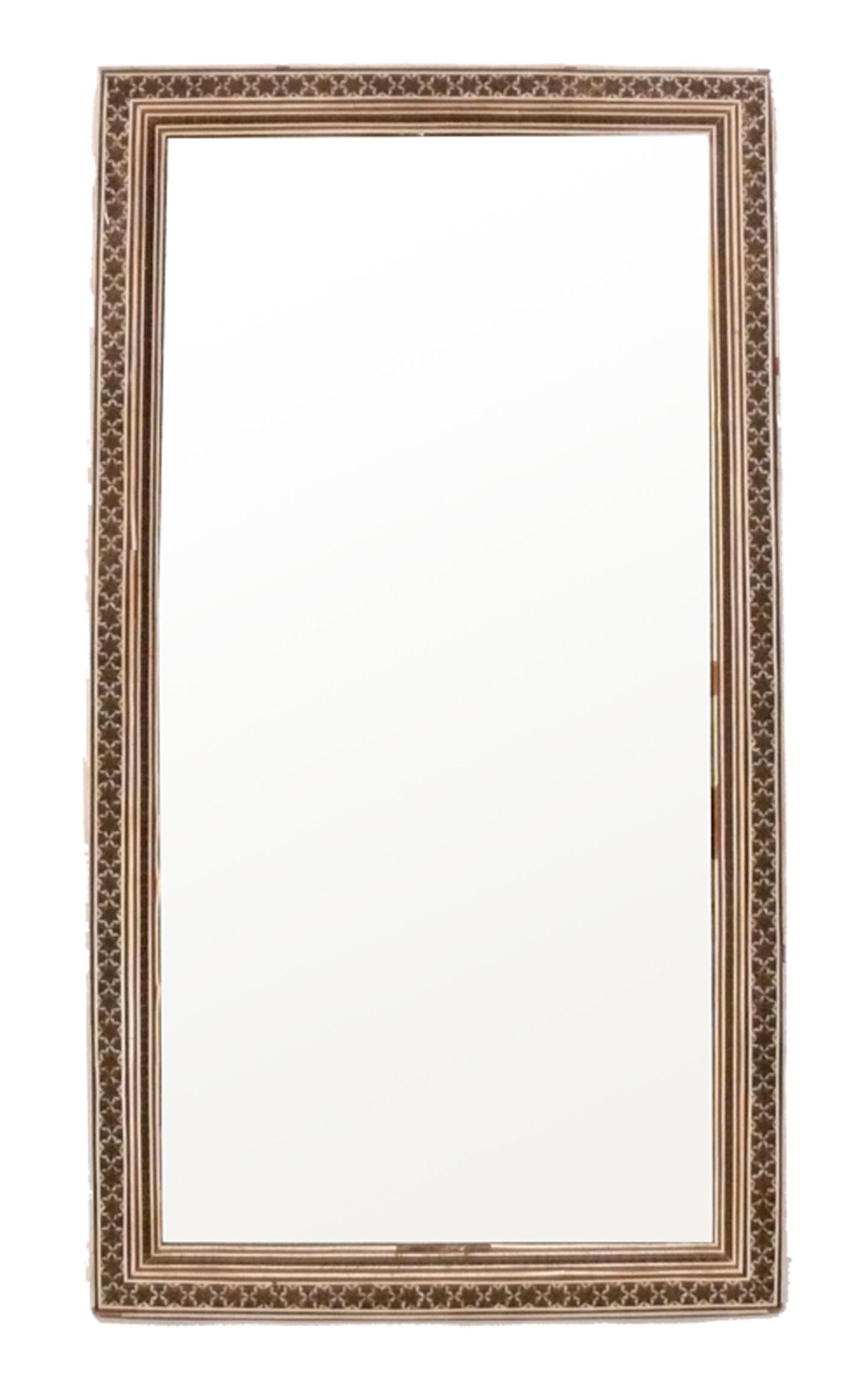 Collection of Hand Inlaid Moroccan Mirrors - Set of Nine For Sale 1