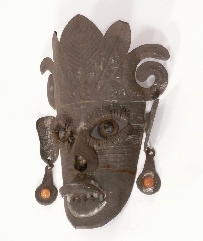 Collection of Handmade Mexican Folk Art Masks For Sale at 1stDibs