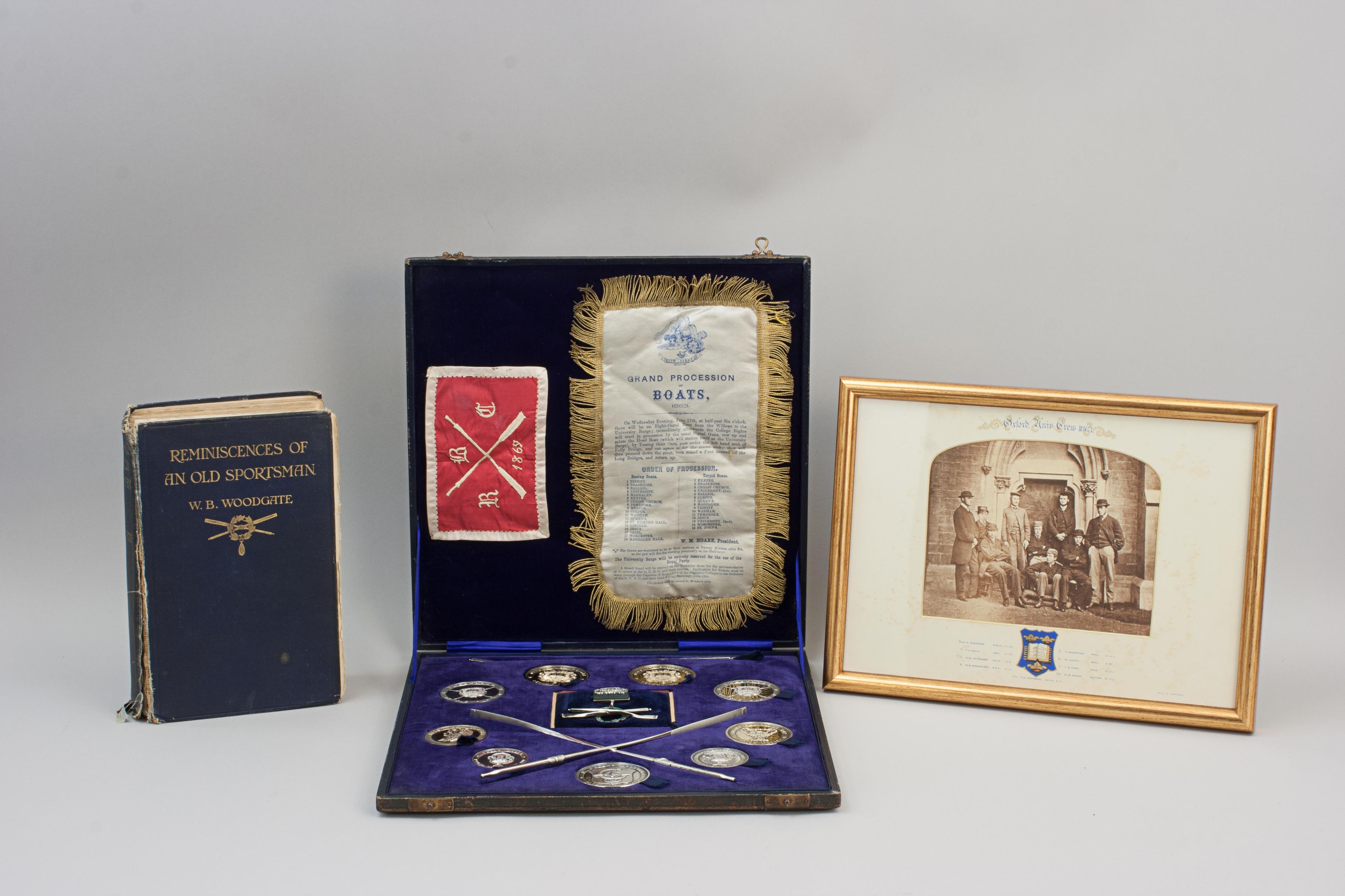 Silver Collection of Henley & O.u.b.c Rowing Medals, Walter Bradford Woodgate For Sale