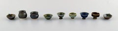 Collection of Höganäs, Sweden and Others Miniature Vases