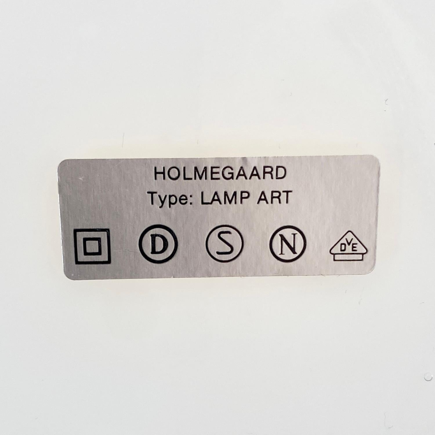 Collection de lampes Holmegaard de Per Lütken et Michael Bang Danemark 1970 en vente 11