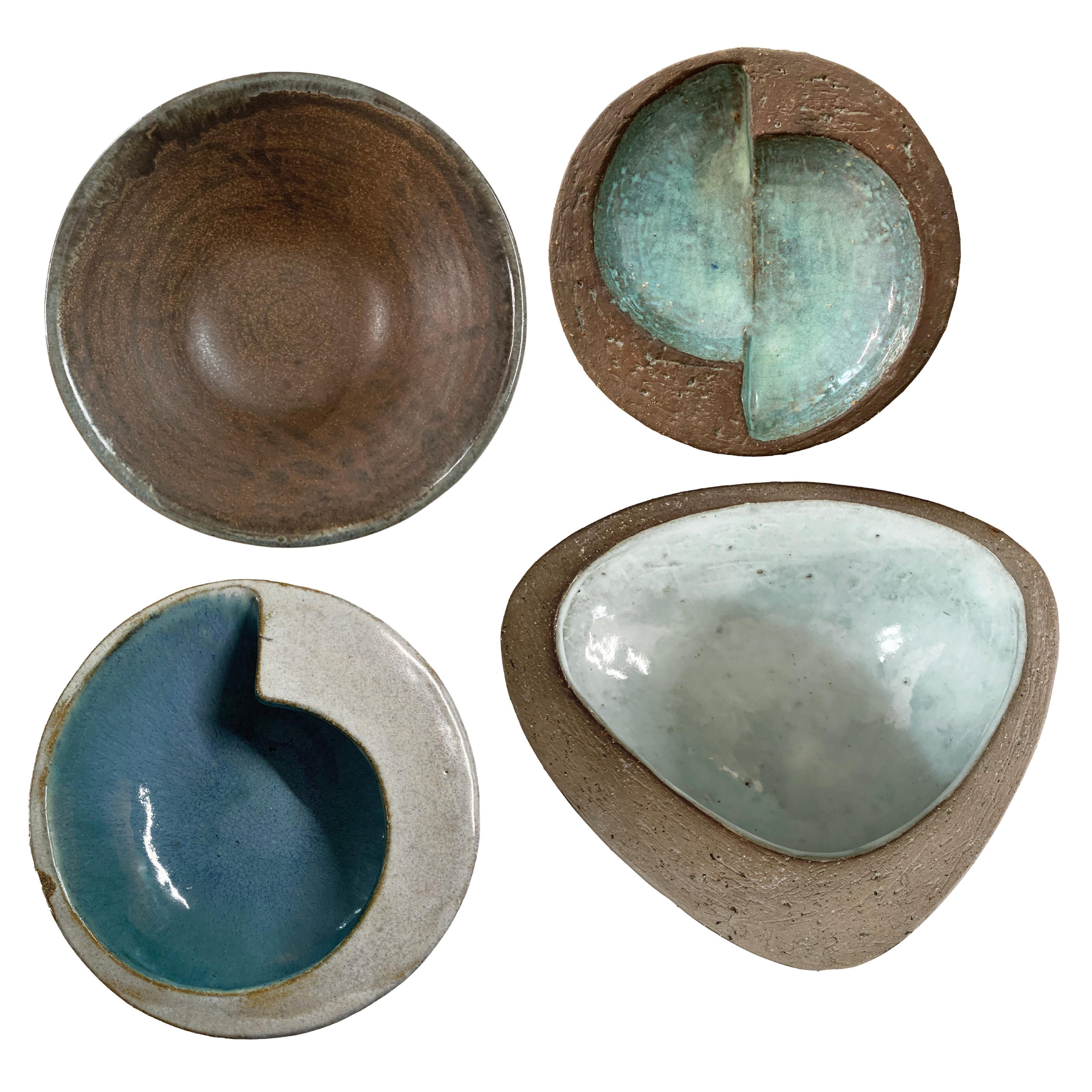 Collection of Iconic Eugene Deutch Ceramic Bowls For Sale
