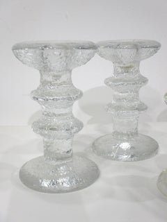 Timo Sarpaneva / Colección Iittala Candelabros de cristal Ice