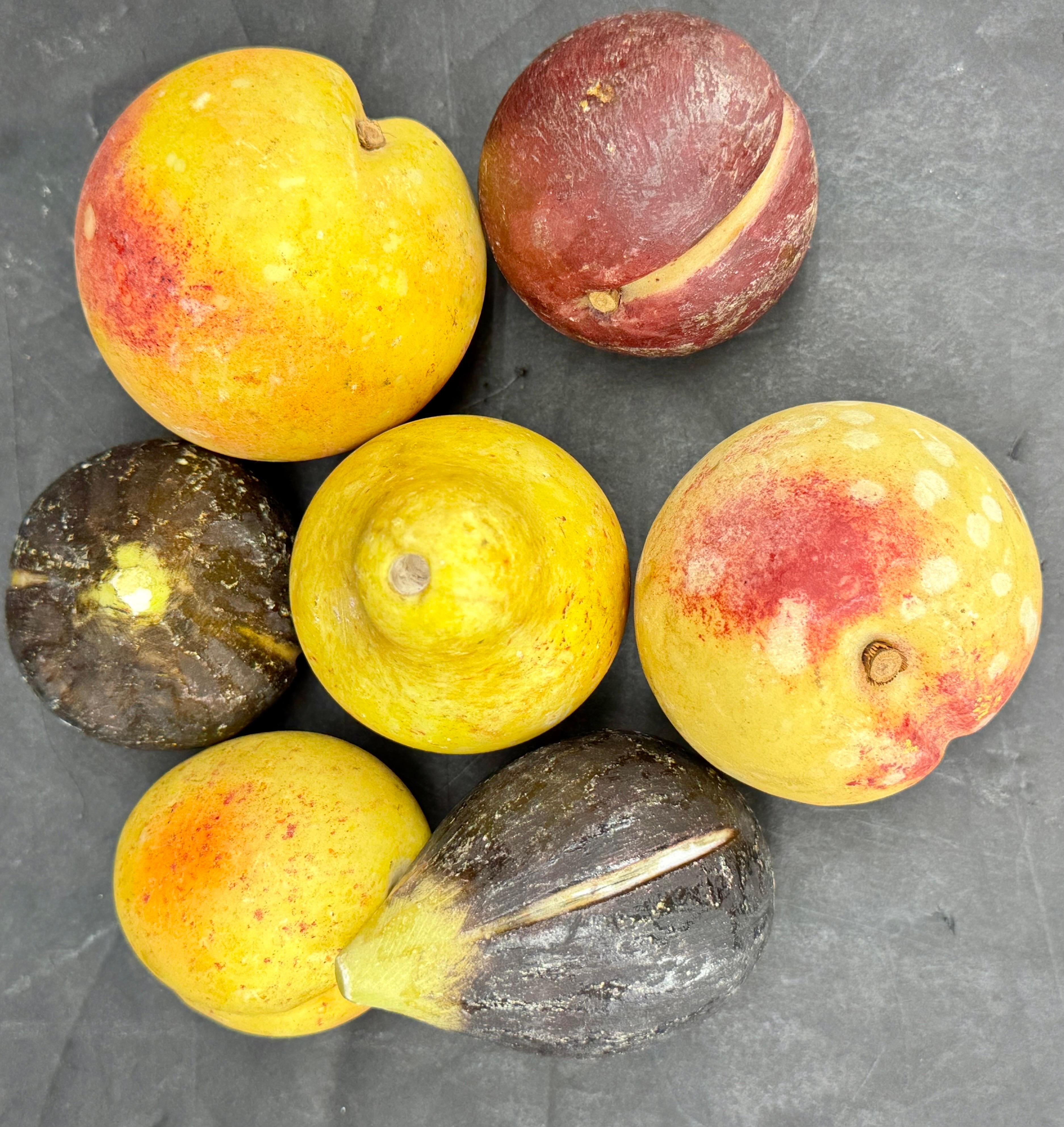 Collection of Italian Alabaster Marble Fruit Compote For Sale 1