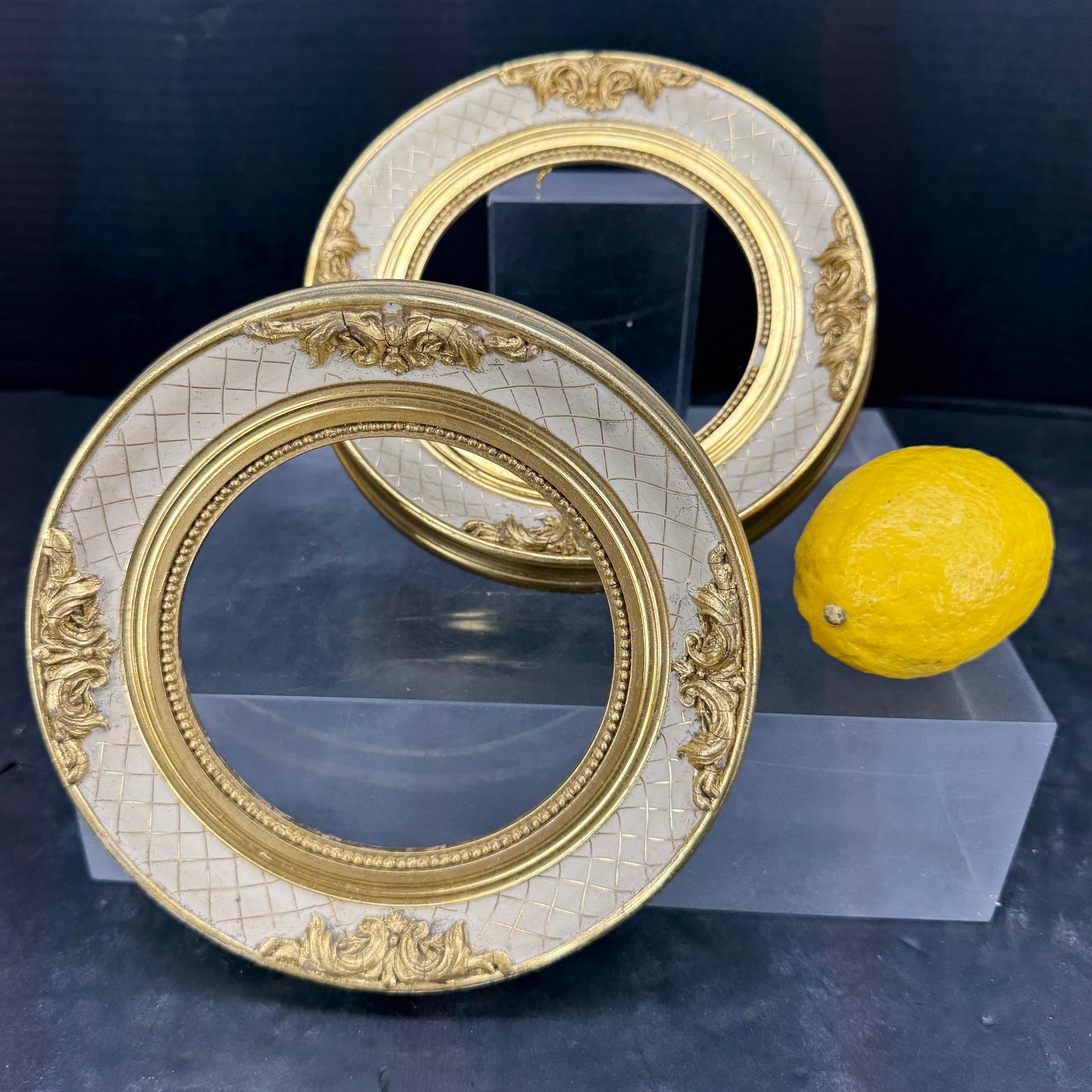 Collectional di cornici d'arte italiane dorate Florentine degli anni '50 circa in vendita 4