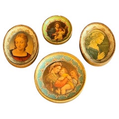 Collectional di cornici d'arte italiane in legno dorato Florentine, circa, anni '50
