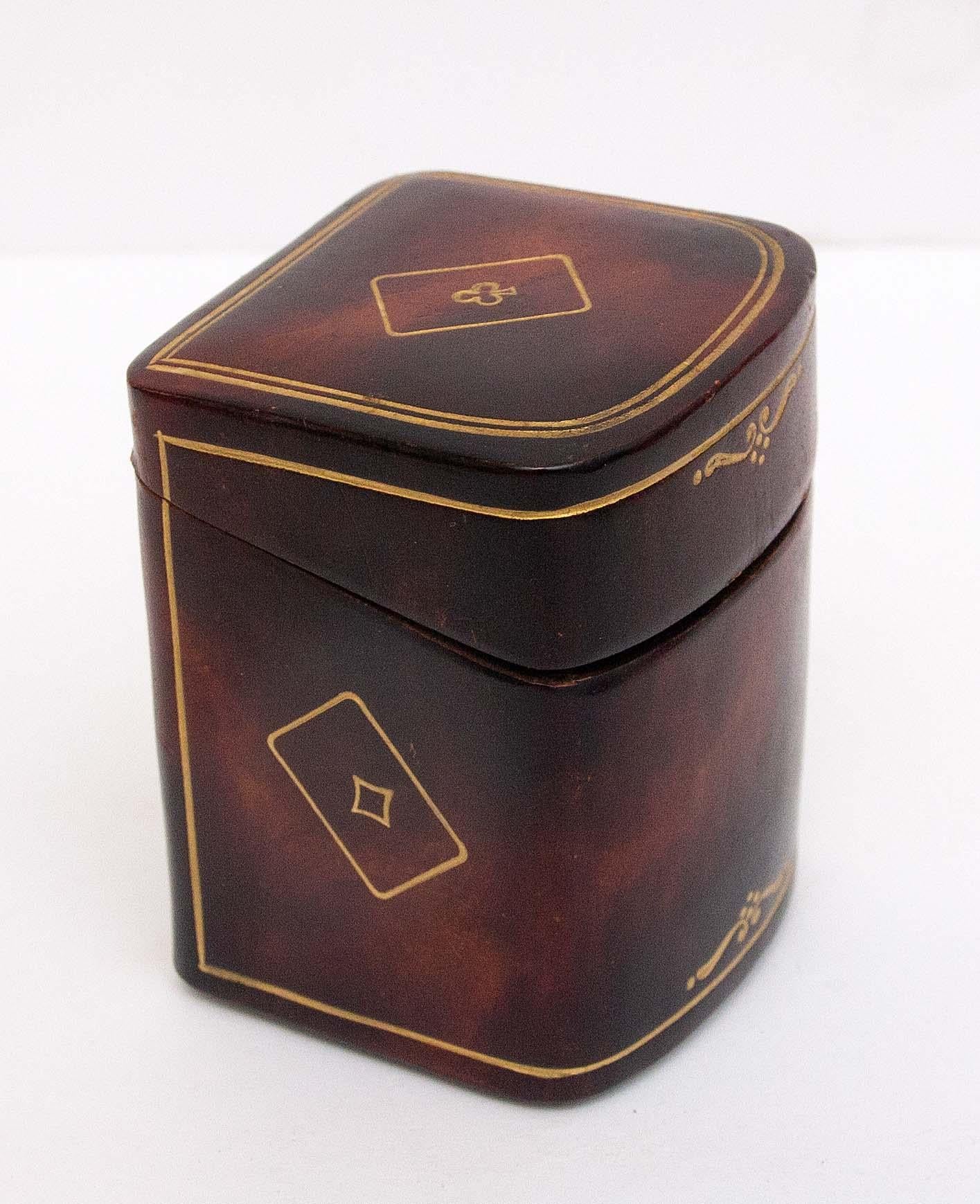 Collection of Italian Leather Boxes For Sale 1