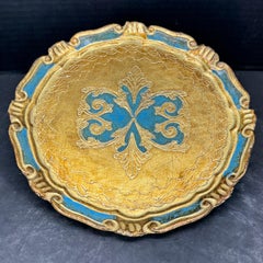 The Collective of Italian Mid-Century Gilt Wood Florentine Trays (plateaux florentins en bois doré)