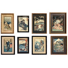 Collection of Japanese Wood-Block Prints, 19th Century