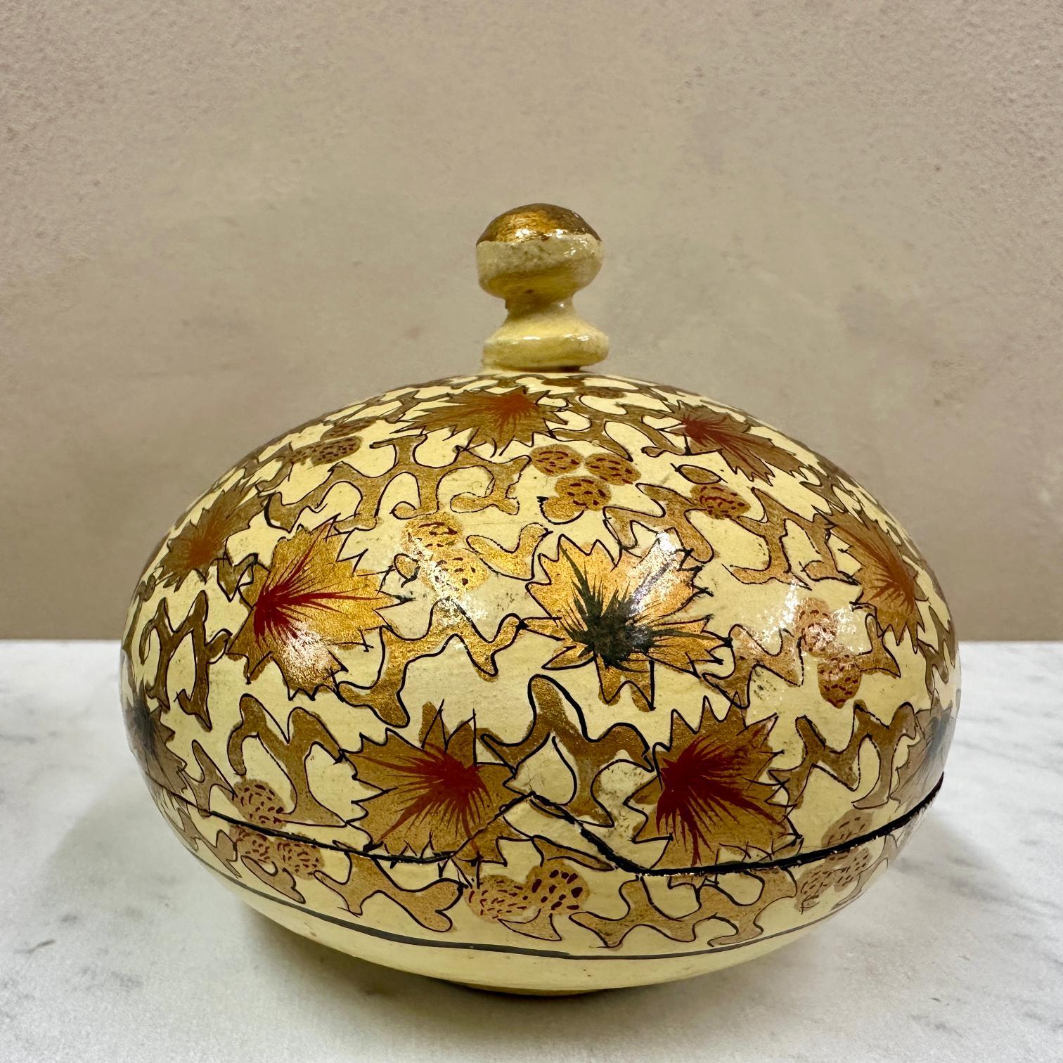 Hand-Painted Collection of Kashmiri Boxes & Objects For Sale