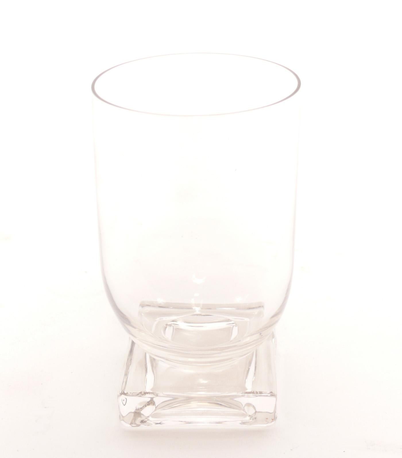 American Collection of Knickerbocker Art Deco Cocktail Glasses by Edwin Fuerst for Libbey For Sale