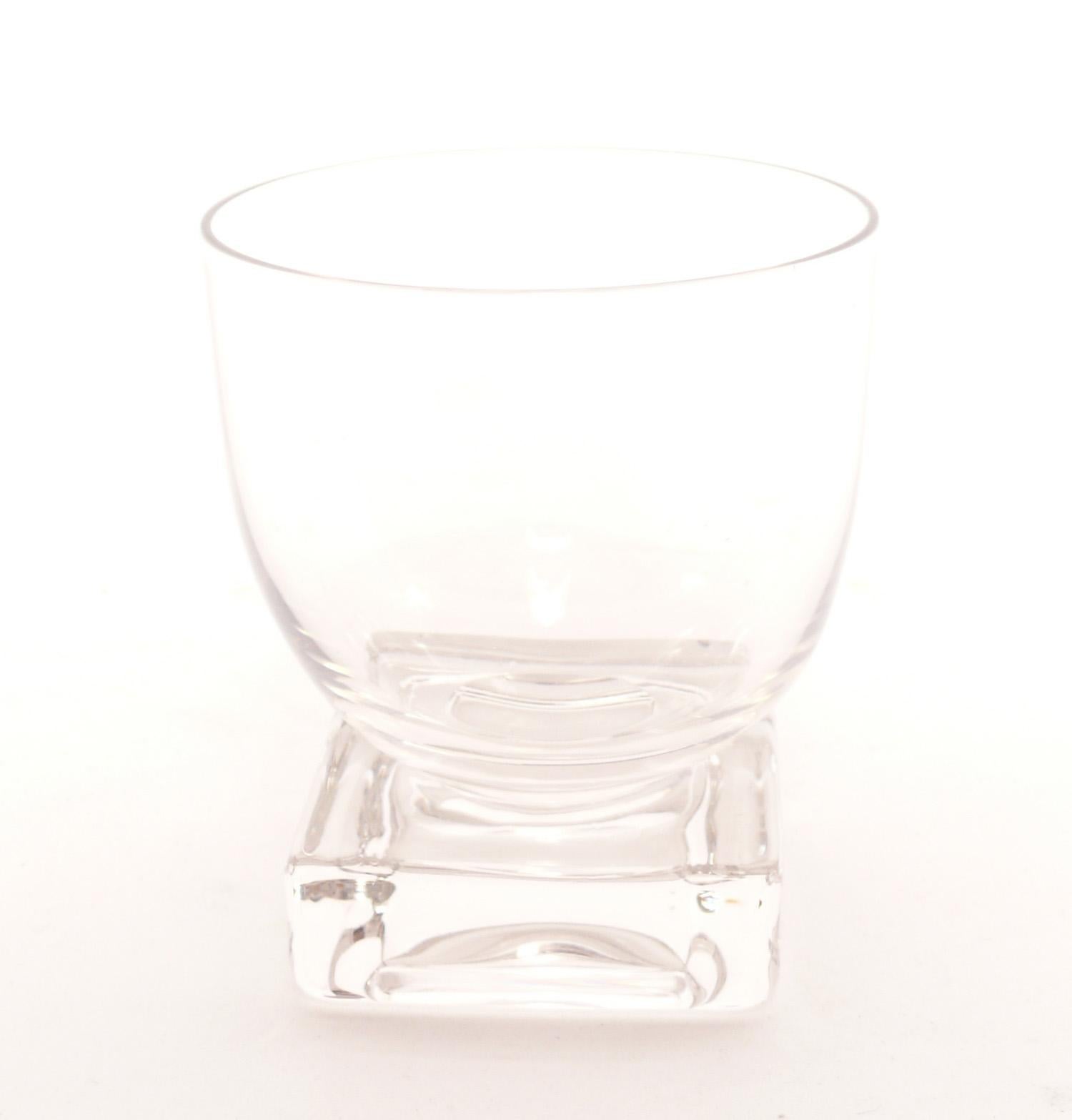 Collection of Knickerbocker Art Deco Cocktail Glasses by Edwin Fuerst for Libbey In Good Condition For Sale In Atlanta, GA