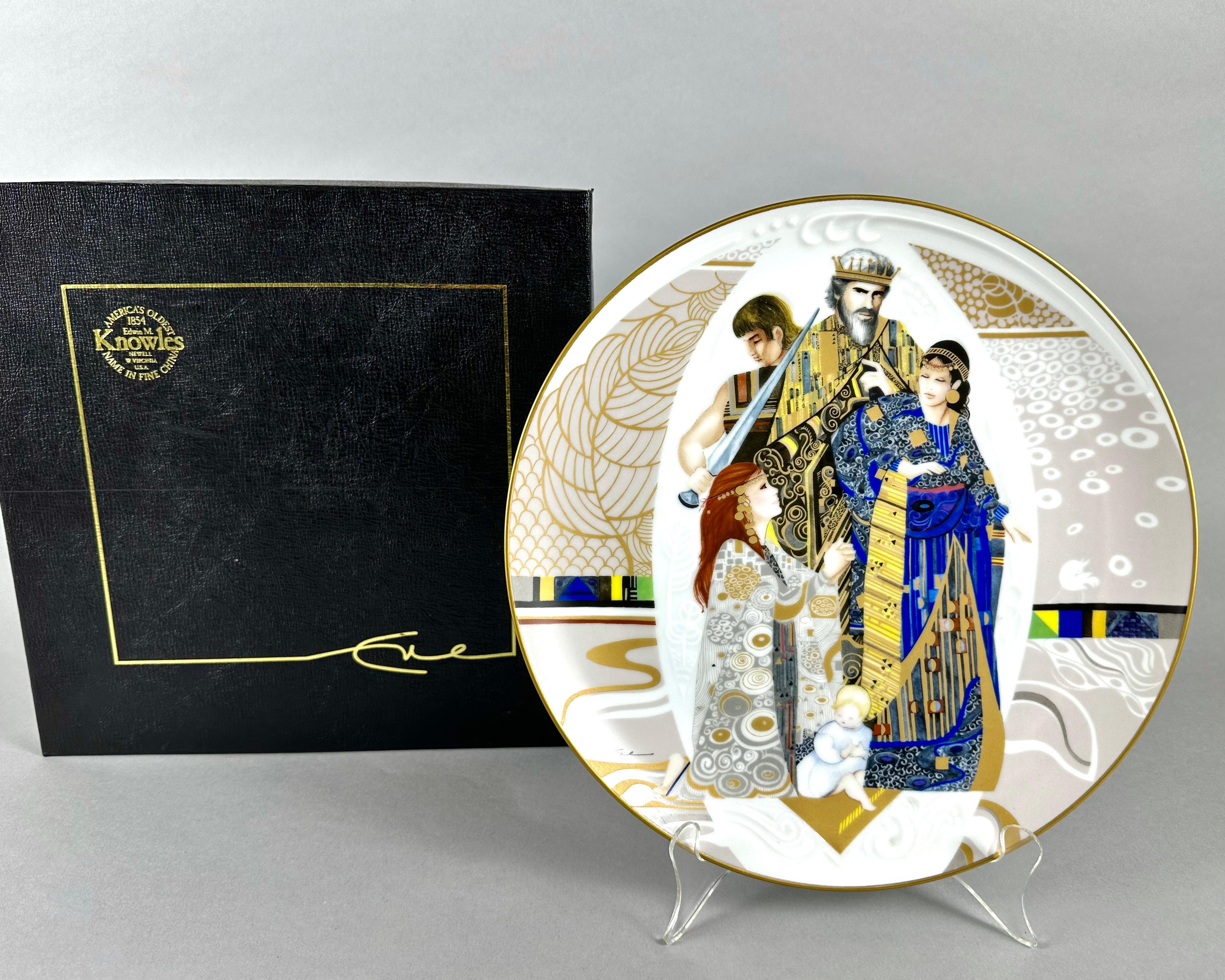 Américain The Collective Collector Fine China Plates By Eve Licea Biblical Mothers en vente