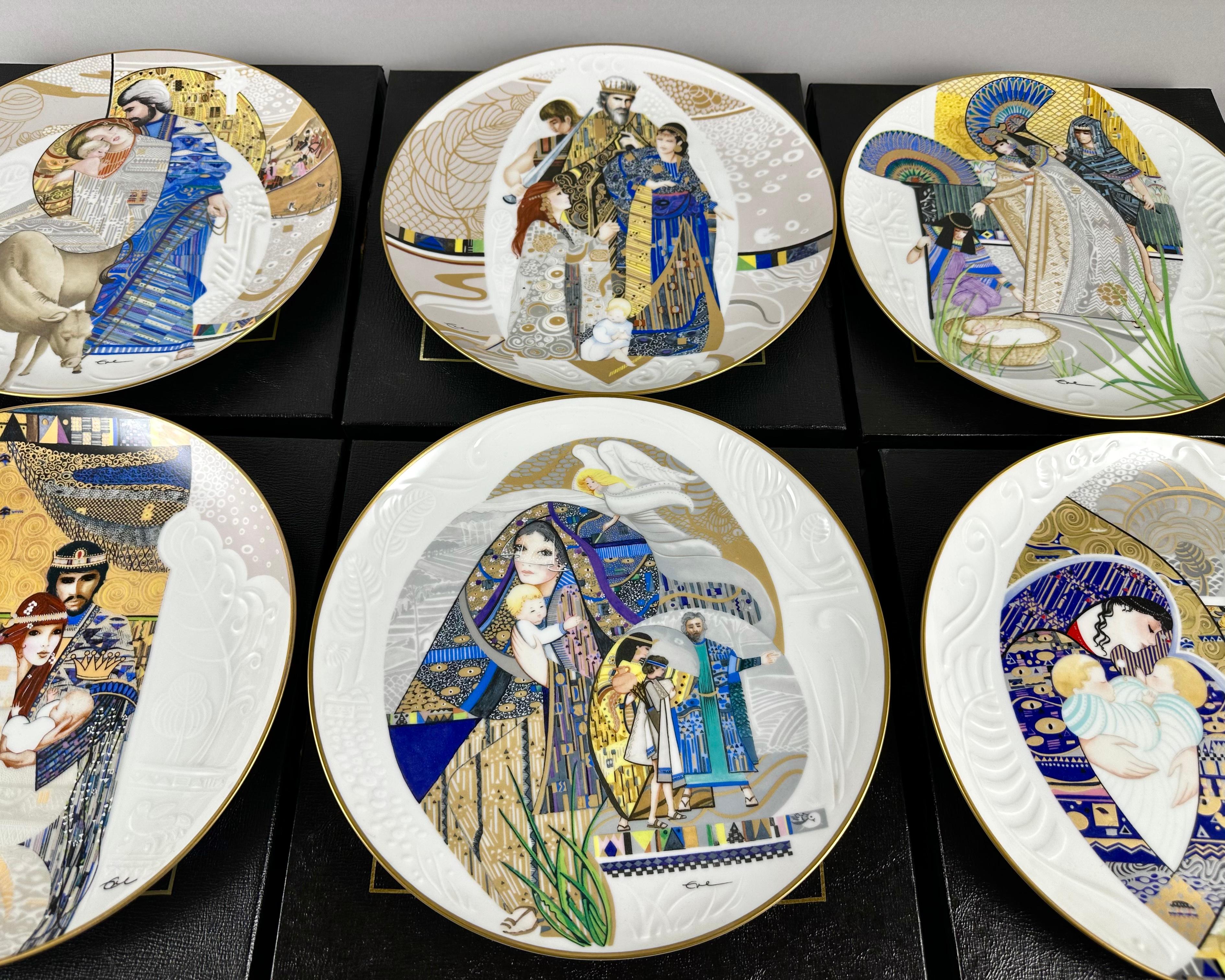Sammlung von Knowles Collector Fine China Plates von Eve Licea Biblical Mothers im Angebot 3