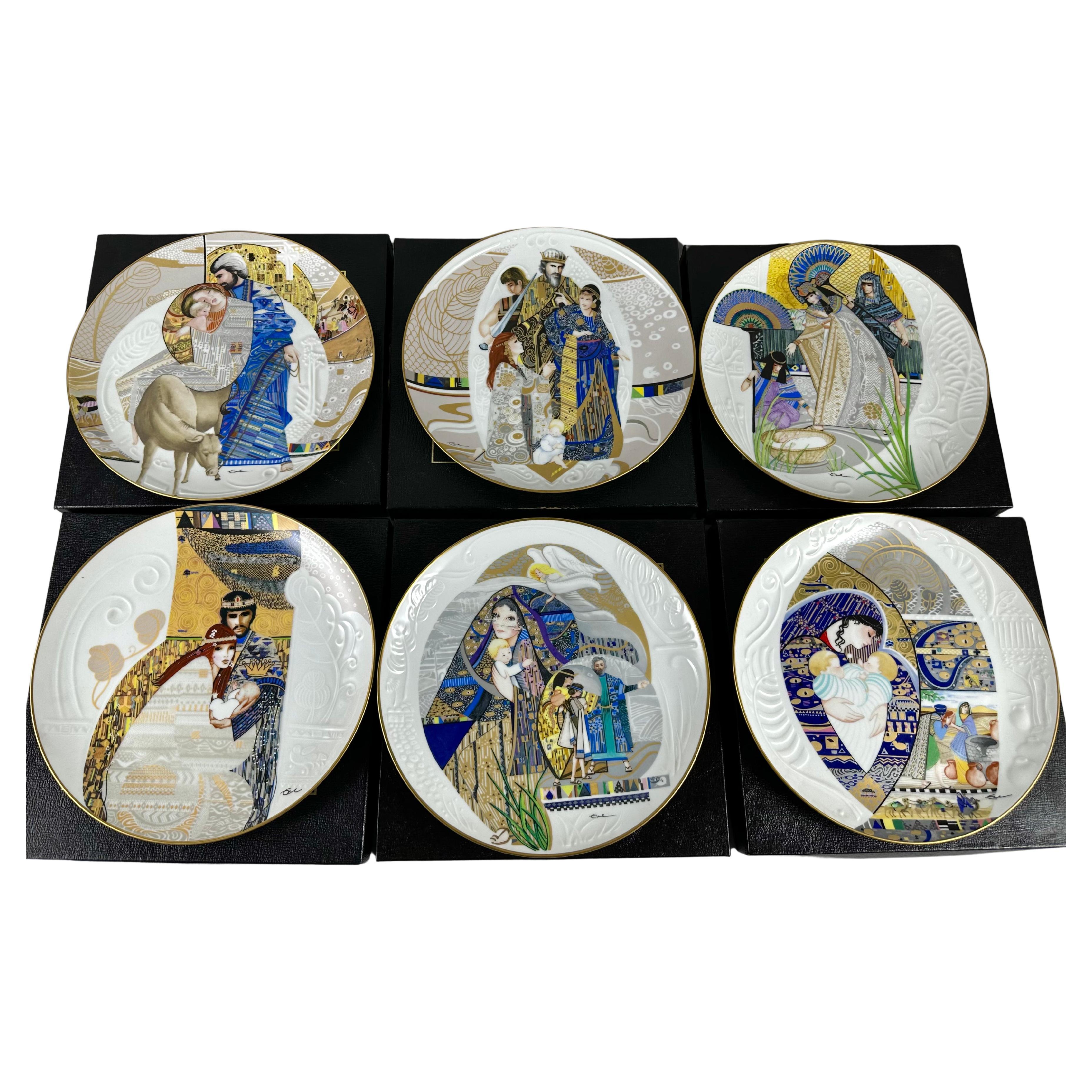Sammlung von Knowles Collector Fine China Plates von Eve Licea Biblical Mothers im Angebot